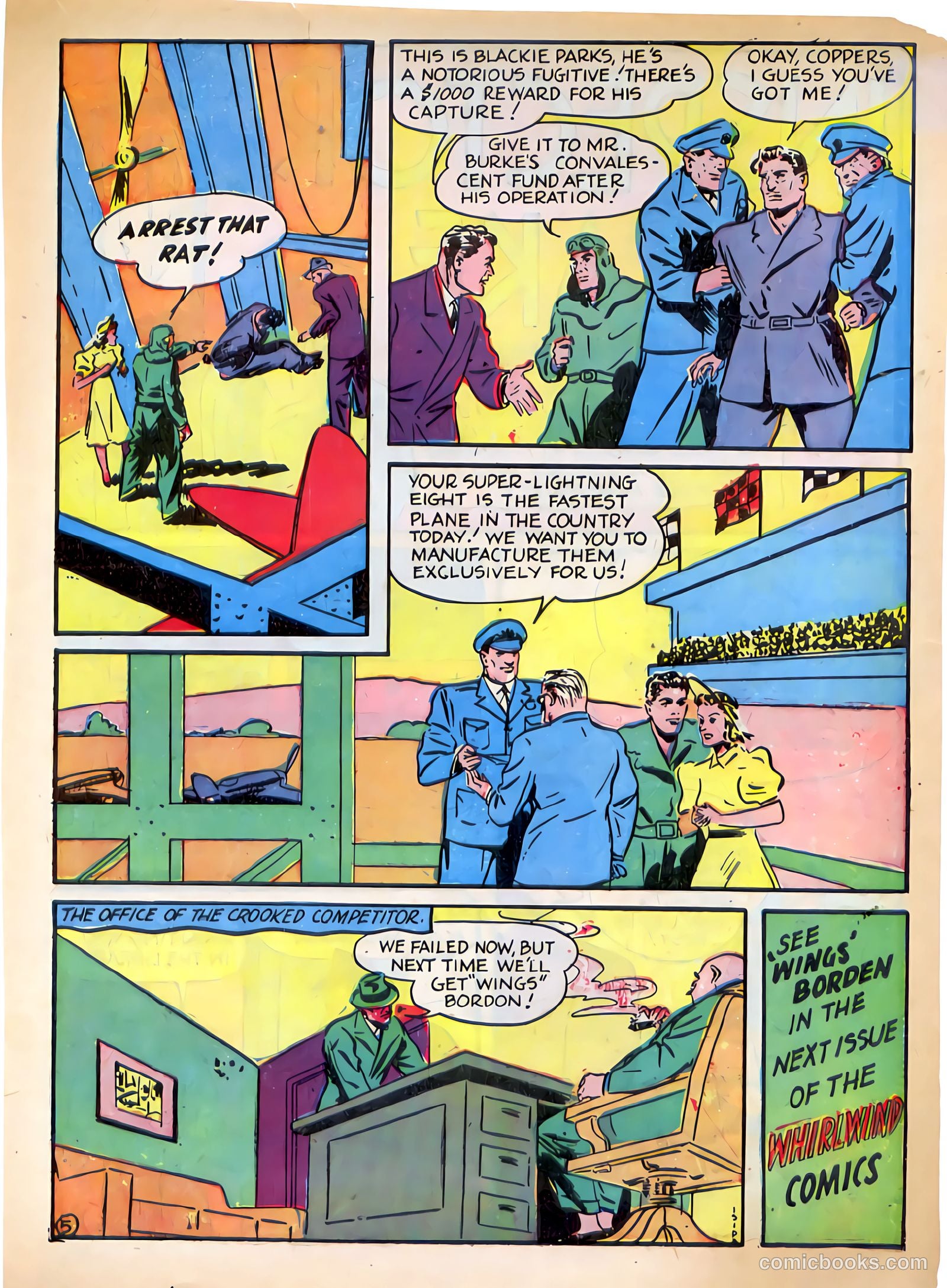 Whirlwind Comics #1 (1940) — page 24 of 58