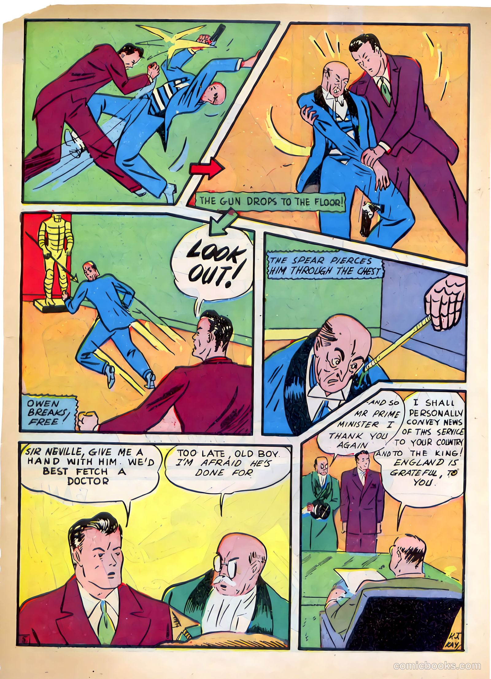 Whirlwind Comics #1 (1940) — page 29 of 58