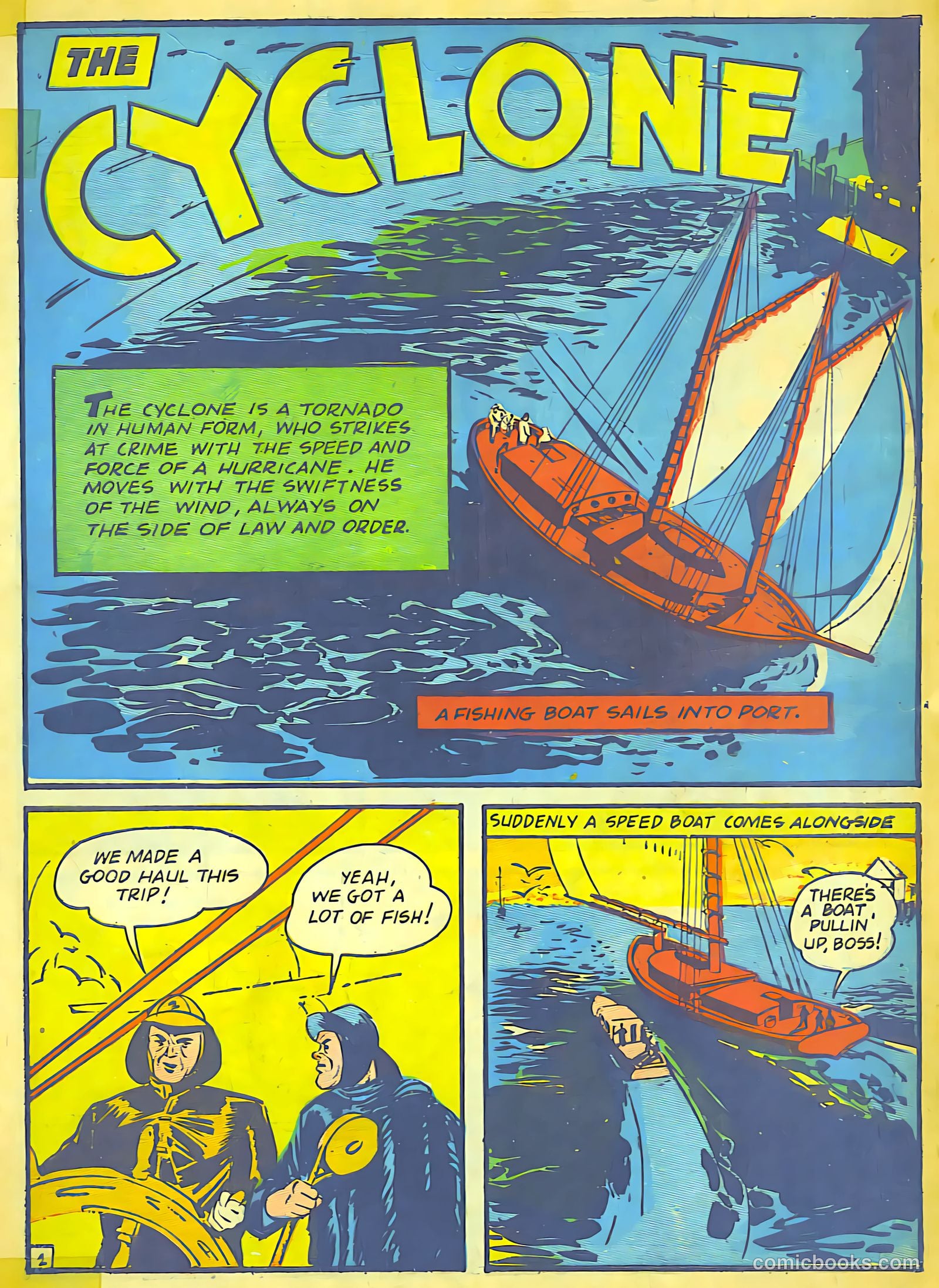 Whirlwind Comics #3 (1940) — page 1 of 65