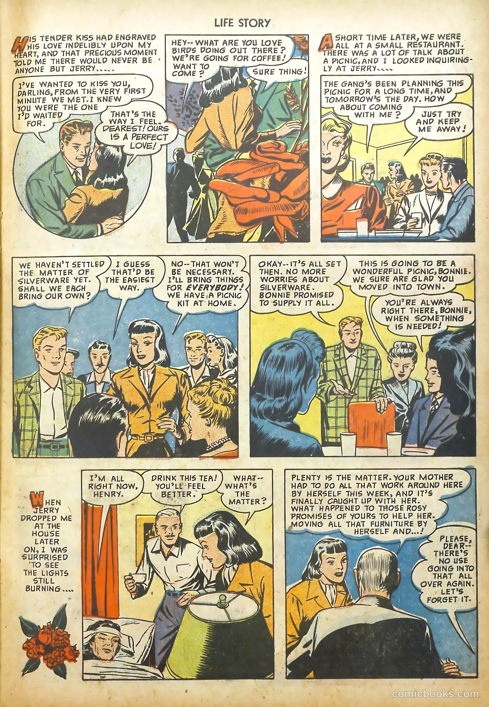 Big Book Romances #1 (1950) — page 71 of 149