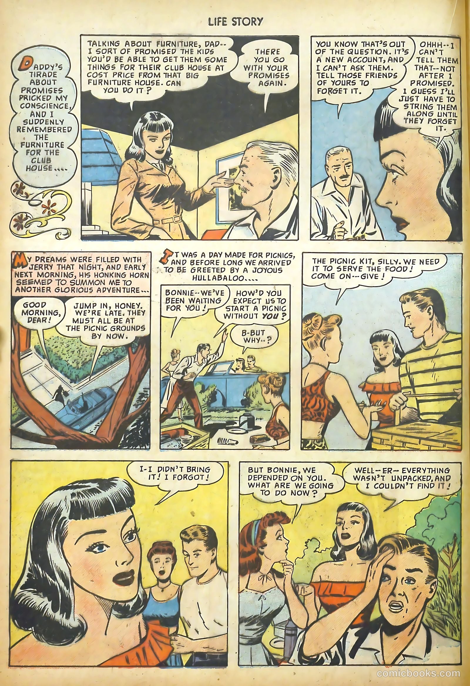 Big Book Romances #1 (1950) — page 72 of 149