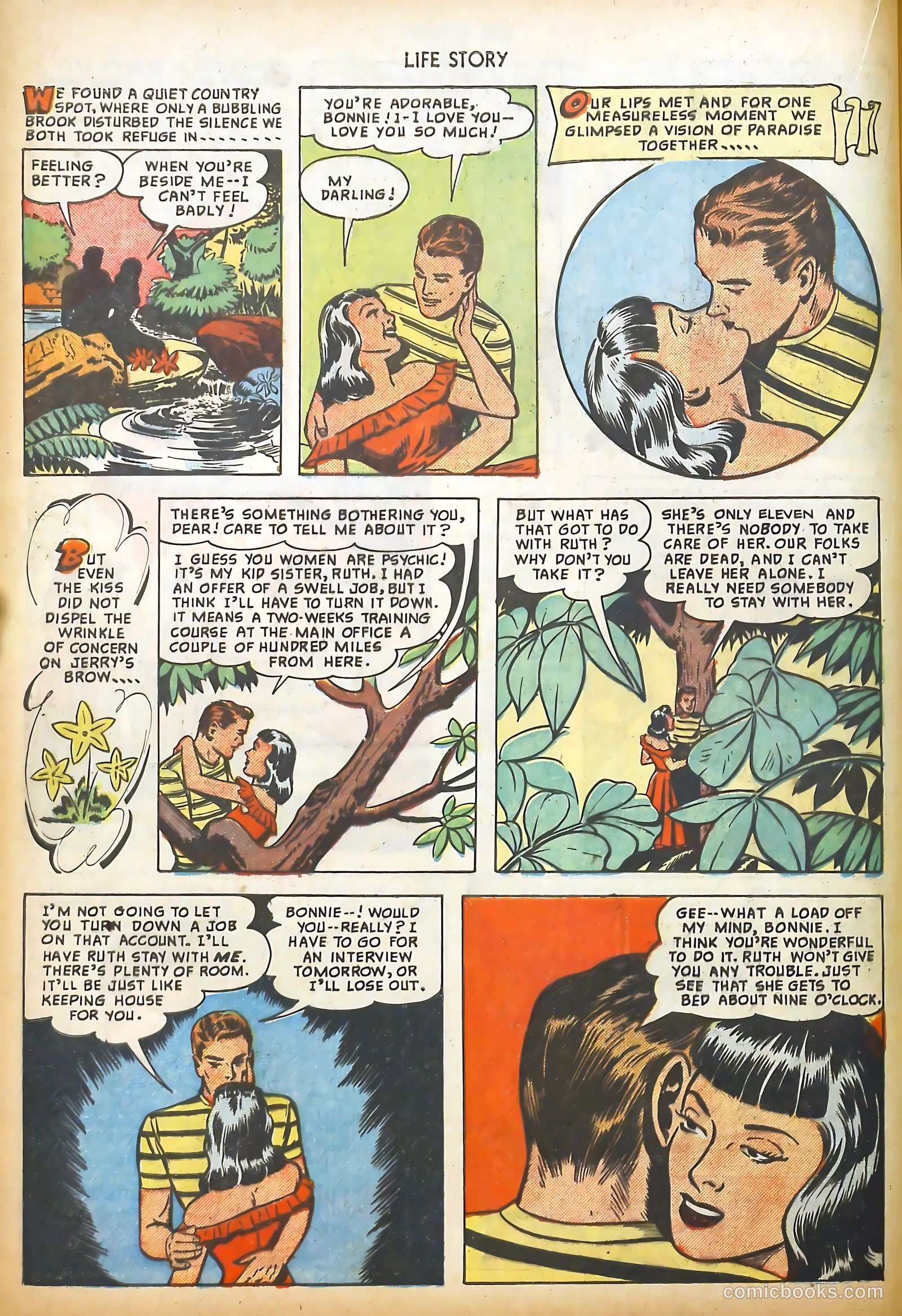 Big Book Romances #1 (1950) — page 74 of 149