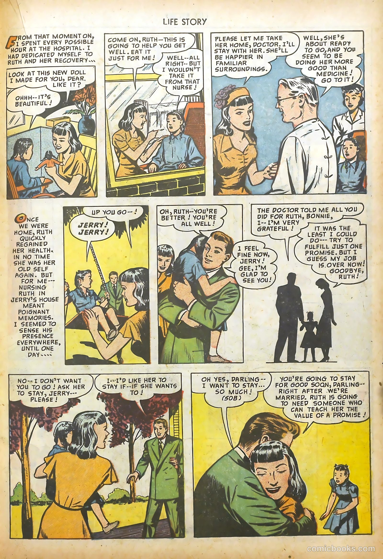 Big Book Romances #1 (1950) — page 77 of 149