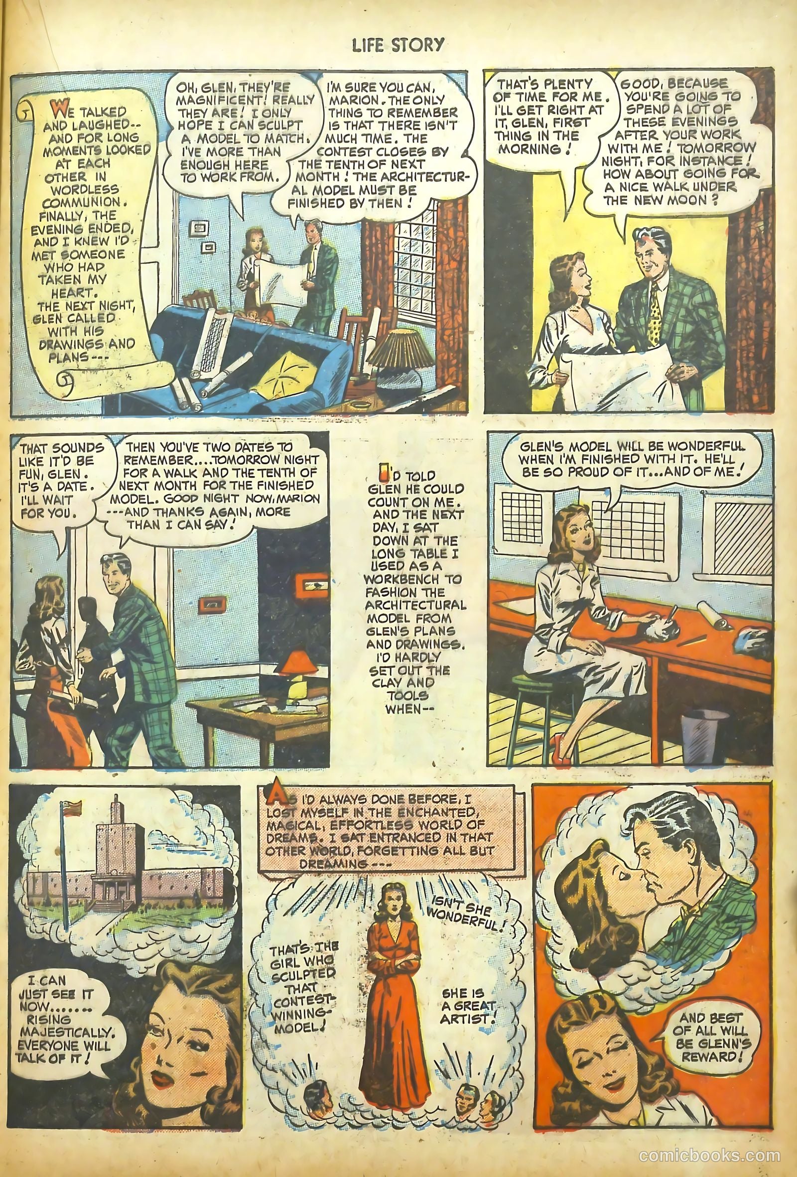 Big Book Romances #1 (1950) — page 81 of 149