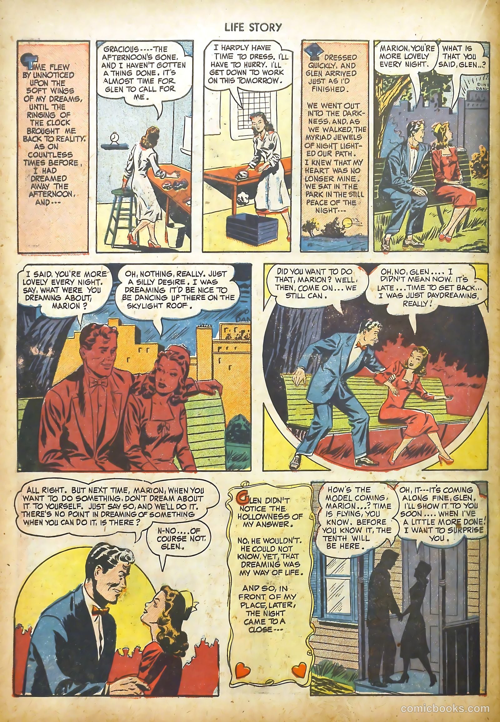 Big Book Romances #1 (1950) — page 82 of 149