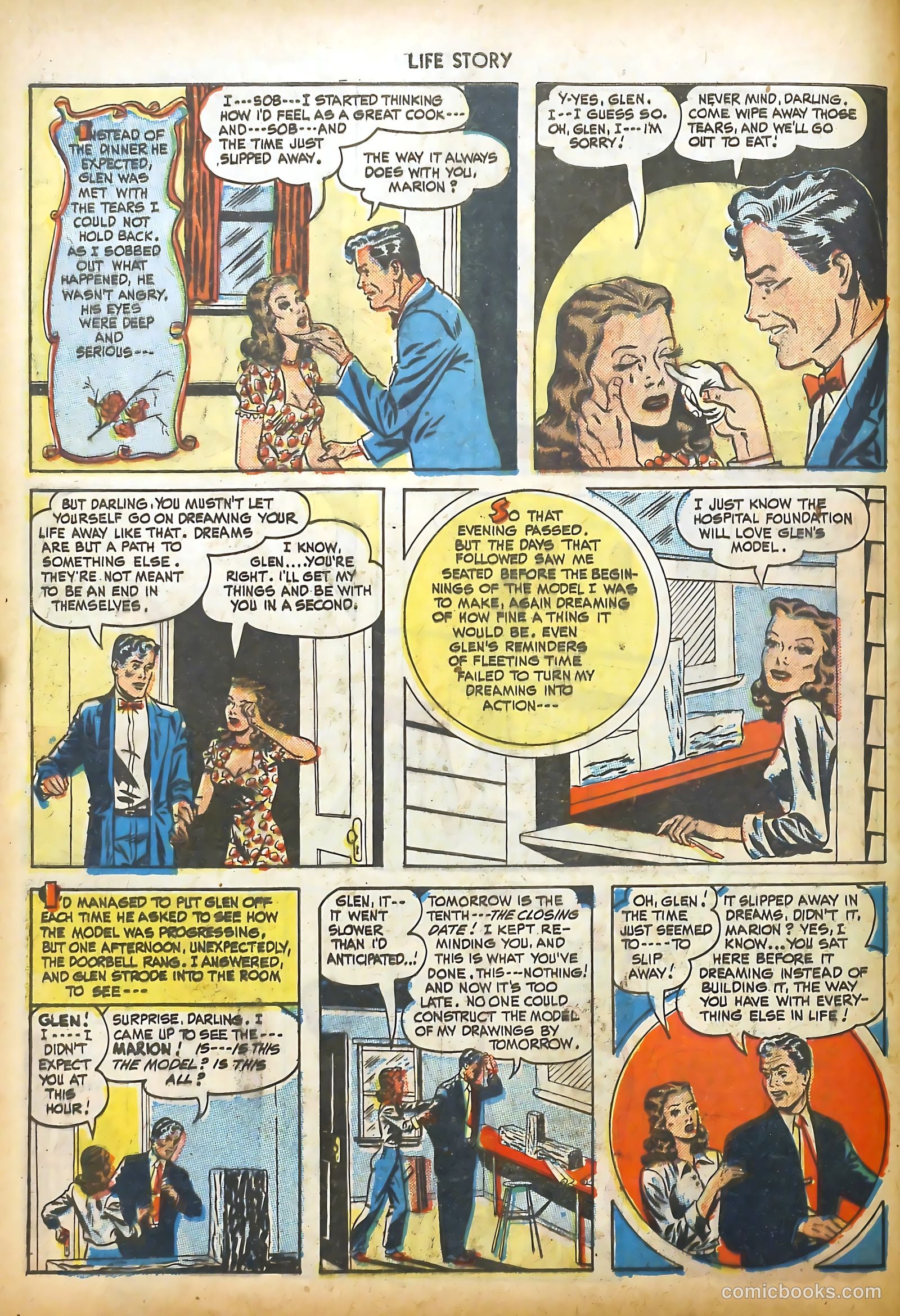 Big Book Romances #1 (1950) — page 86 of 149