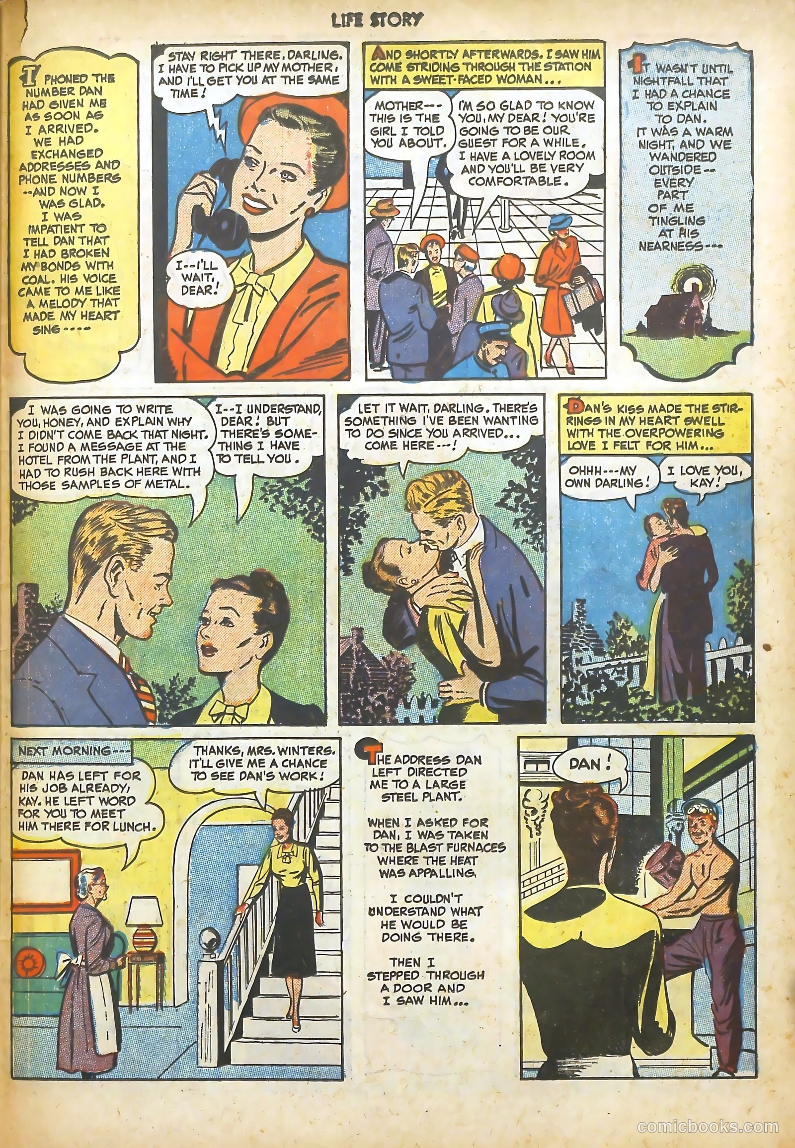 Big Book Romances #1 (1950) — page 95 of 149