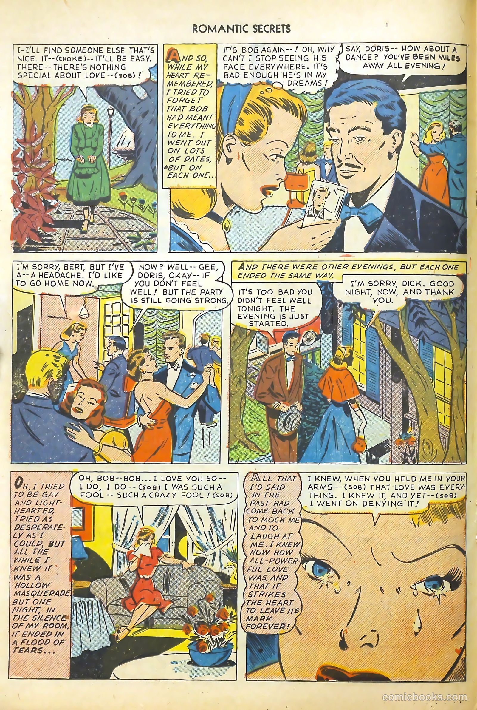 Big Book Romances #1 (1950) — page 122 of 149