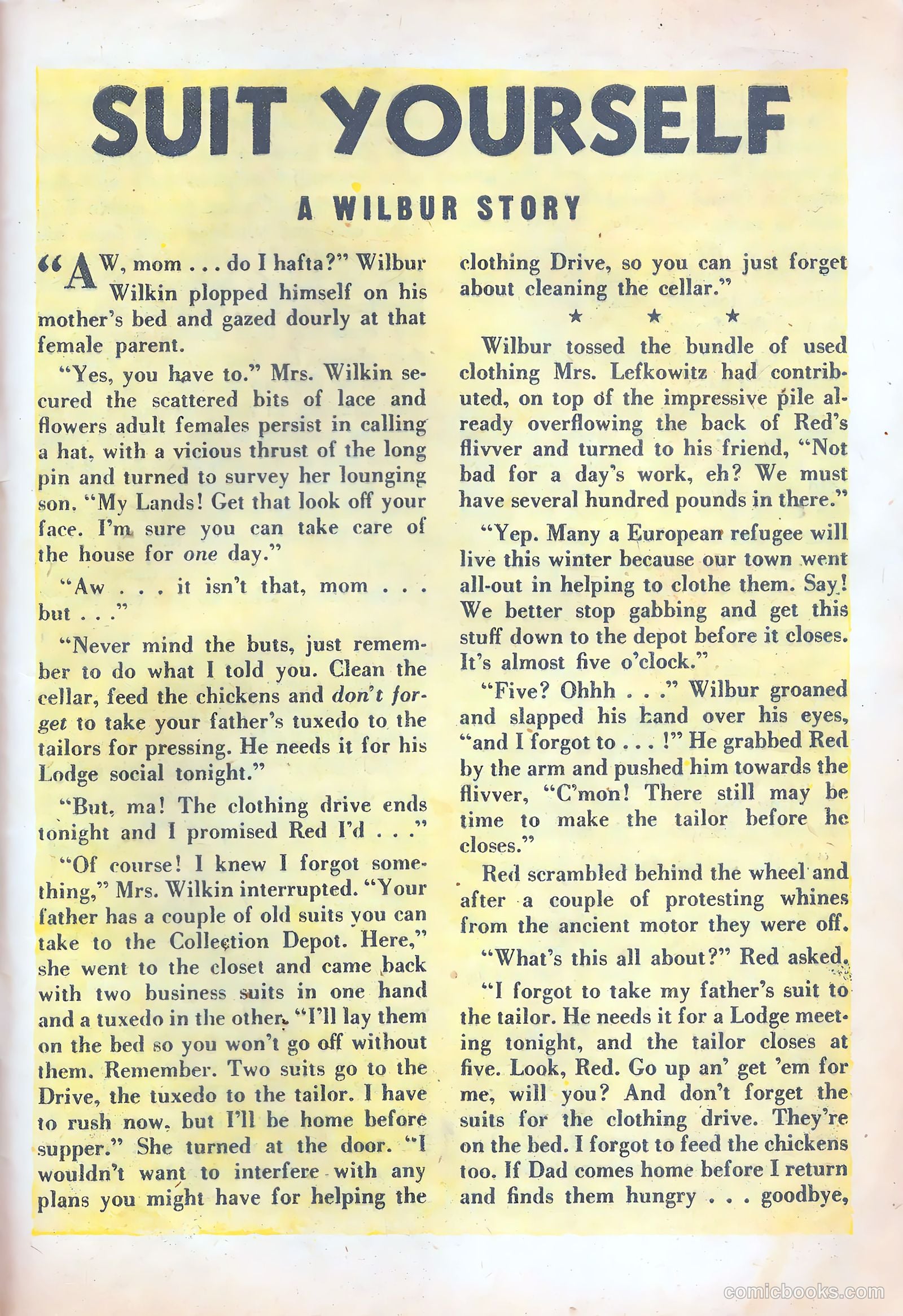 Wilbur Comics #22 (1949) — page 41 of 52