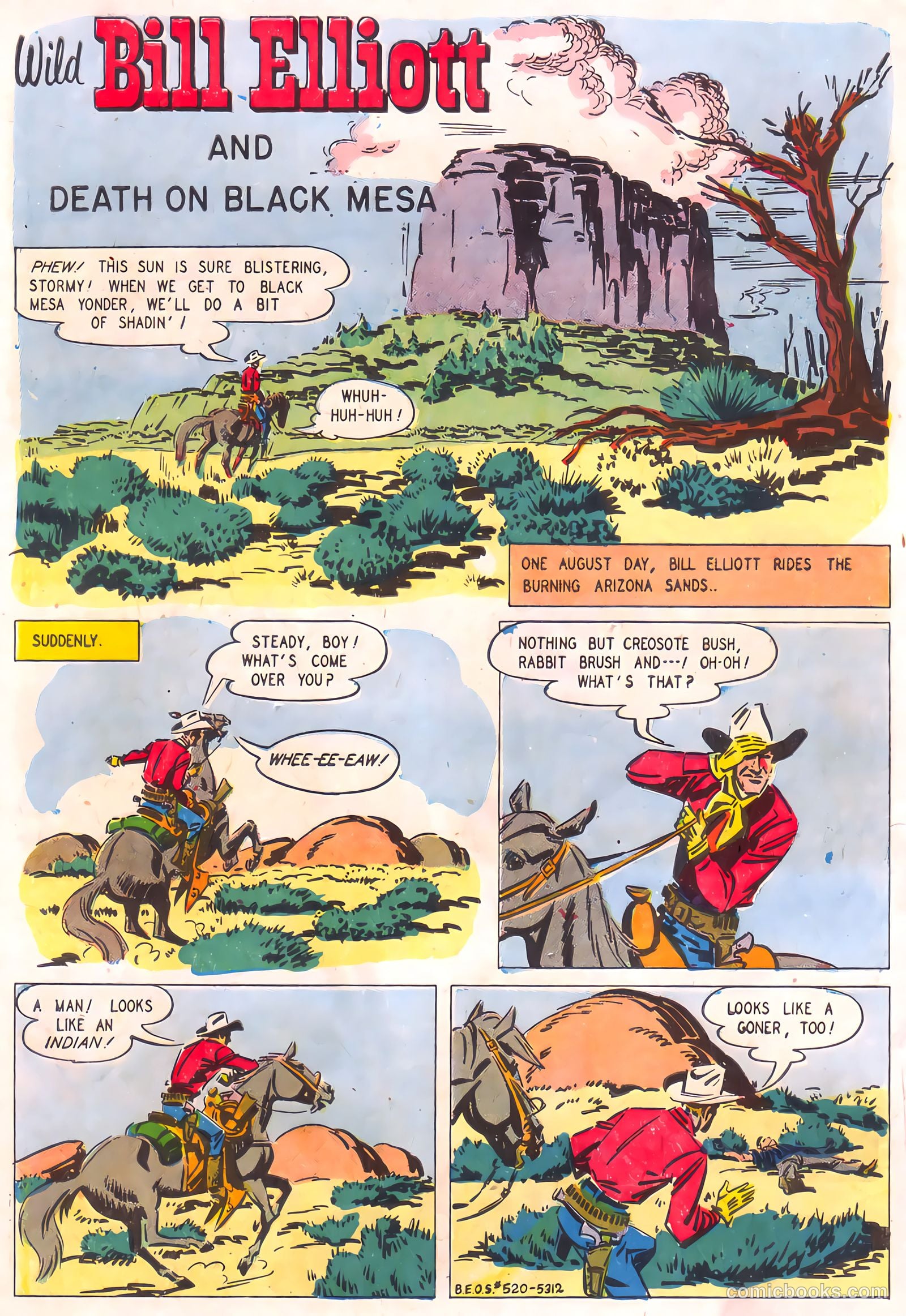 Wild Bill Elliott Comics #12 — page 3 of 36