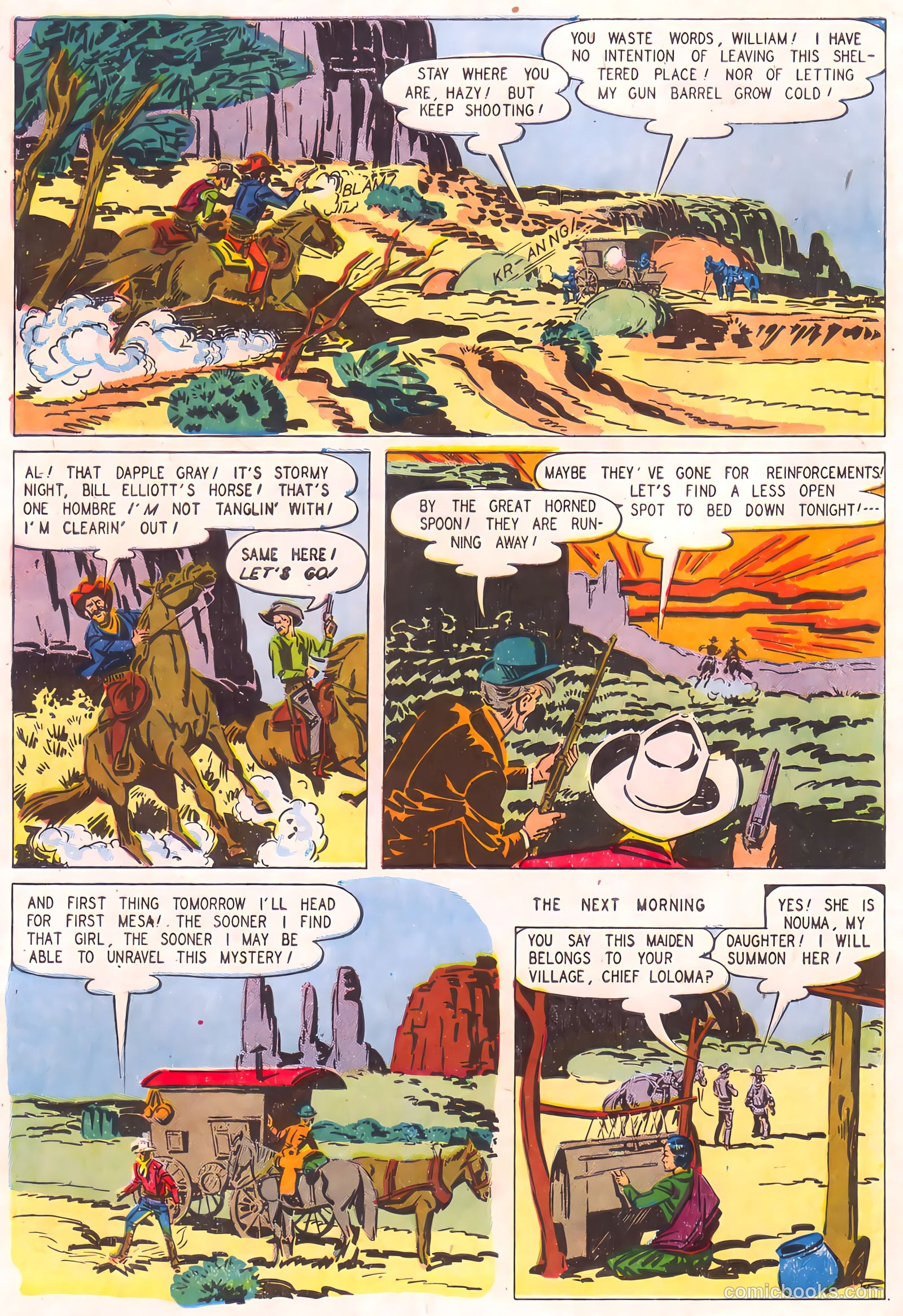 Wild Bill Elliott Comics #12 — page 10 of 36