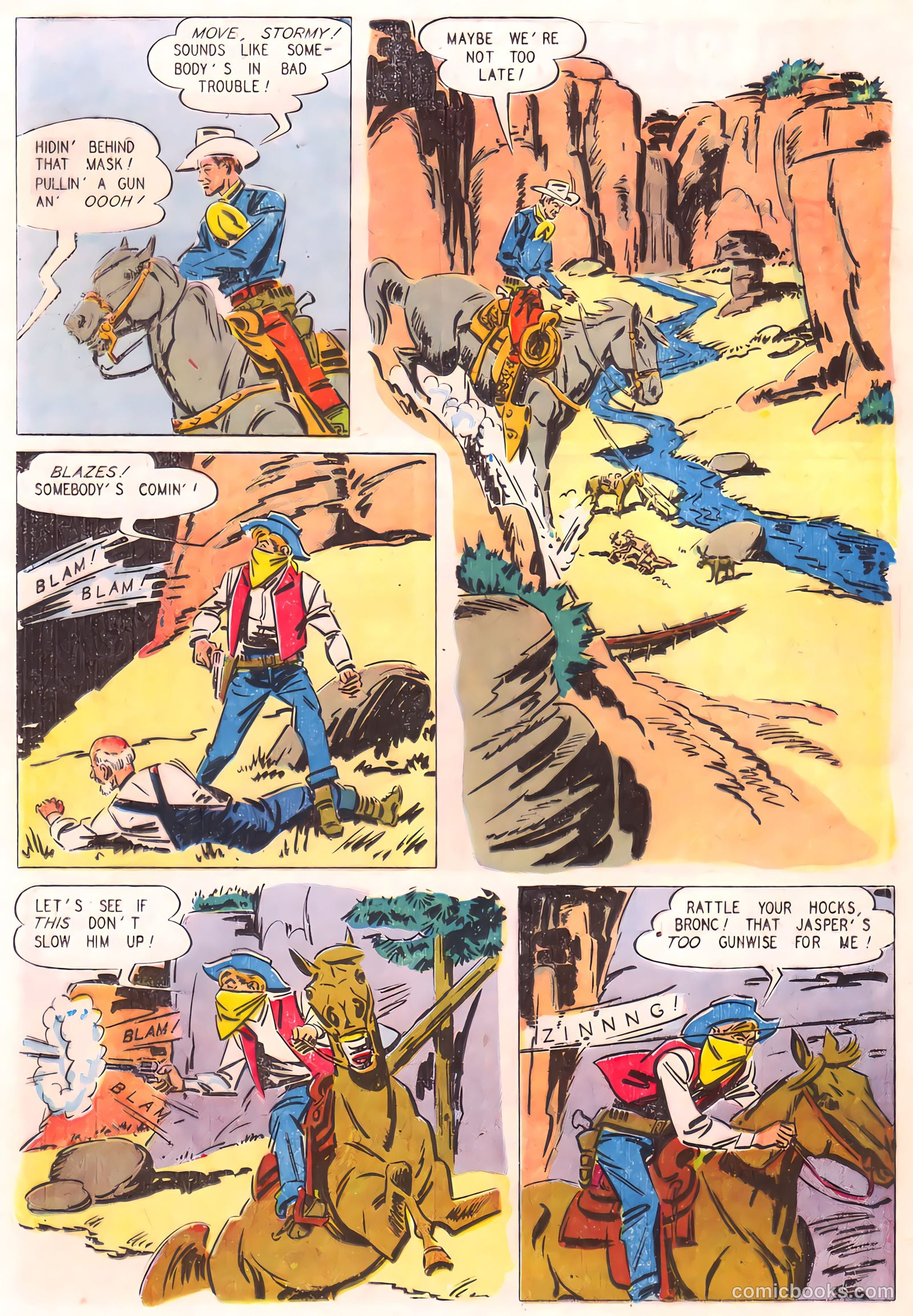 Wild Bill Elliott Comics #12 — page 20 of 36