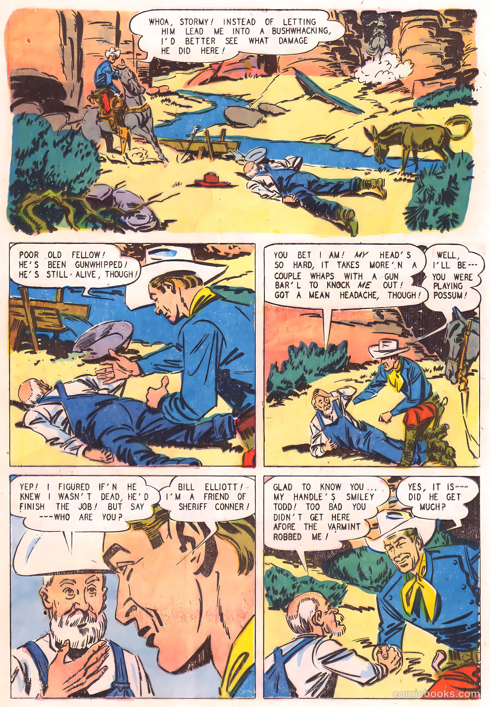 Wild Bill Elliott Comics #12 — page 21 of 36