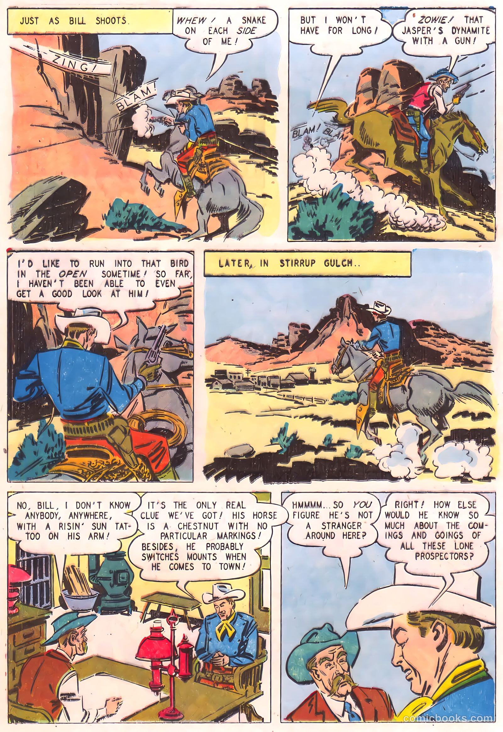 Wild Bill Elliott Comics #12 — page 25 of 36