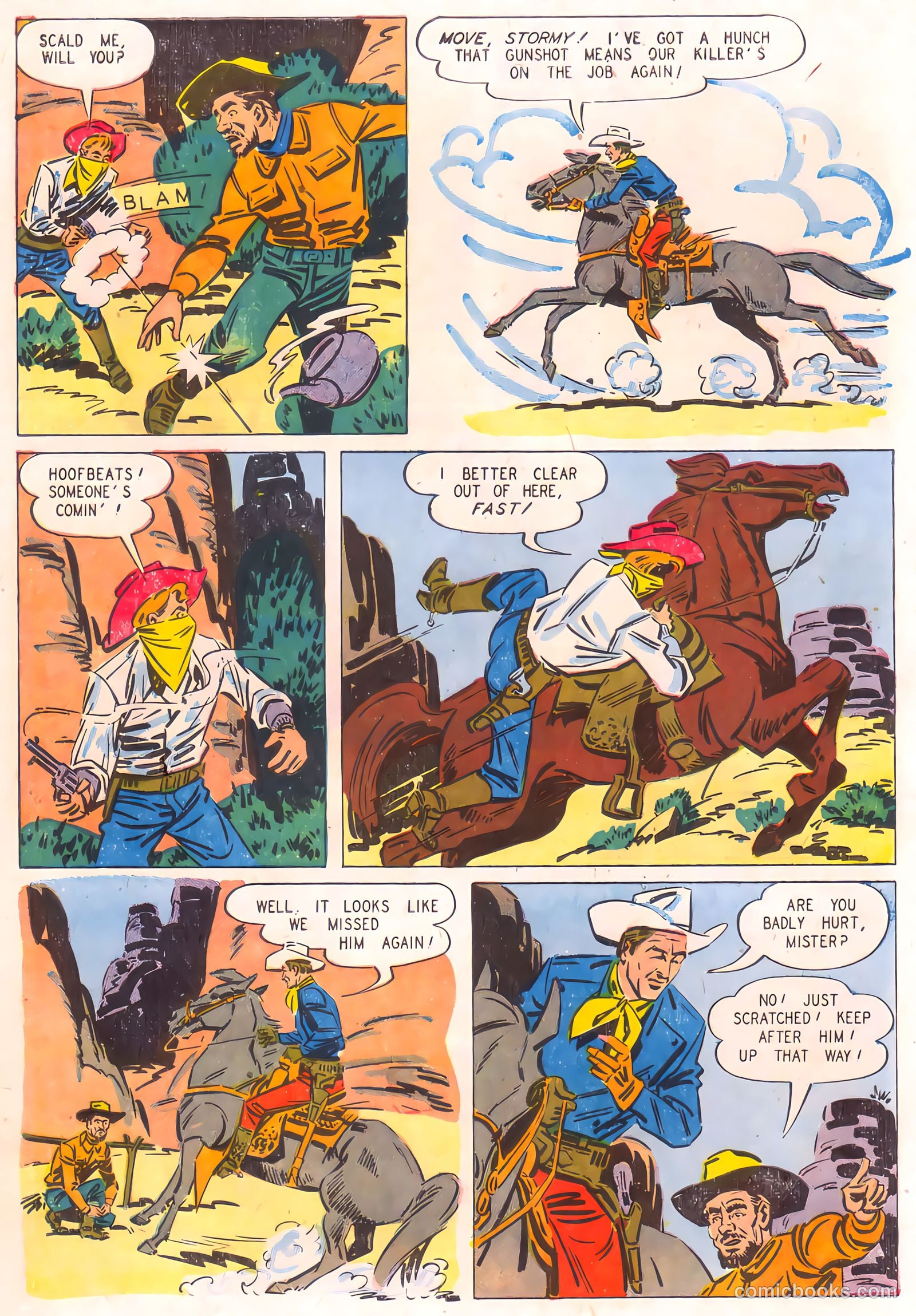 Wild Bill Elliott Comics #12 — page 27 of 36