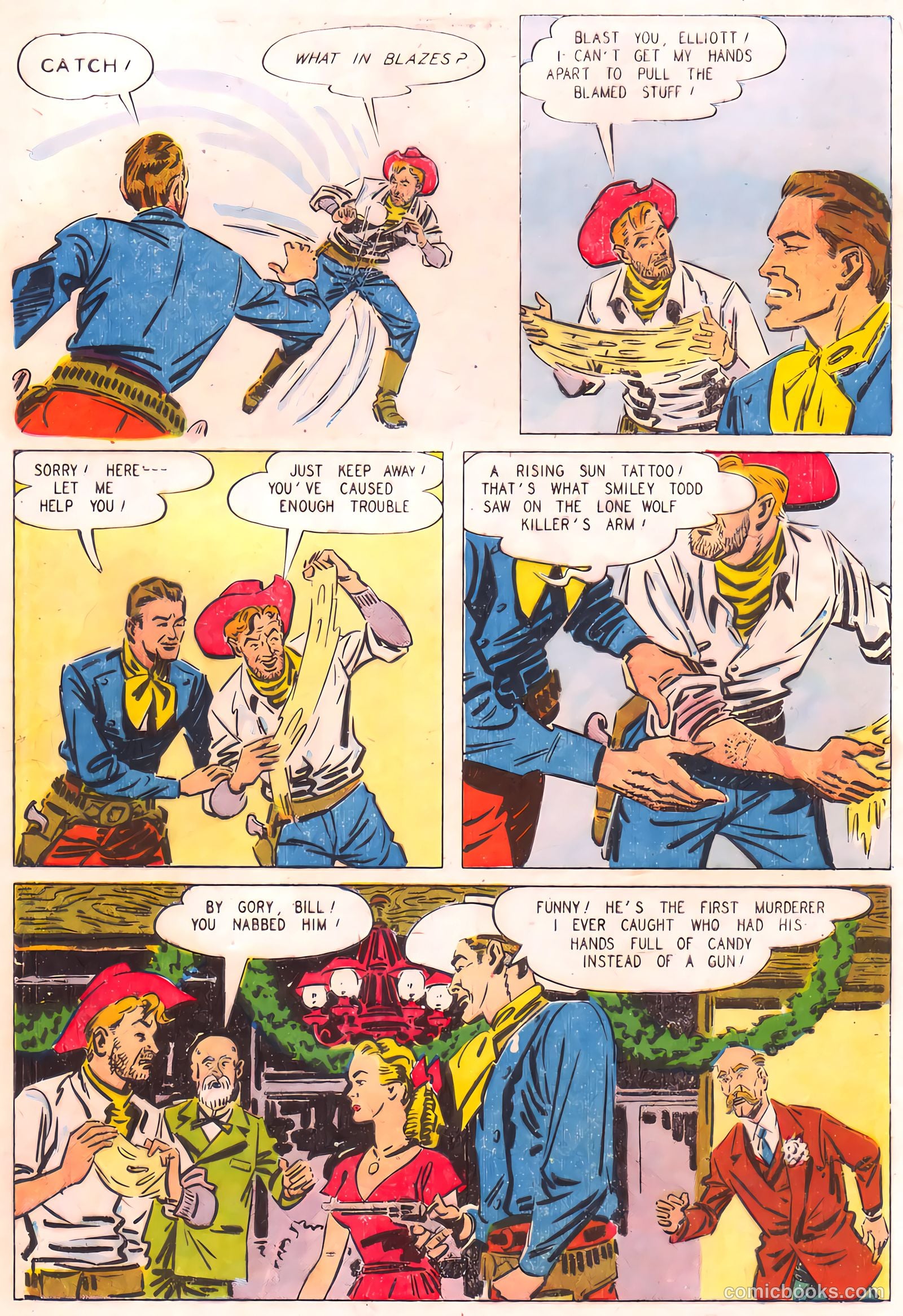 Wild Bill Elliott Comics #12 — page 33 of 36