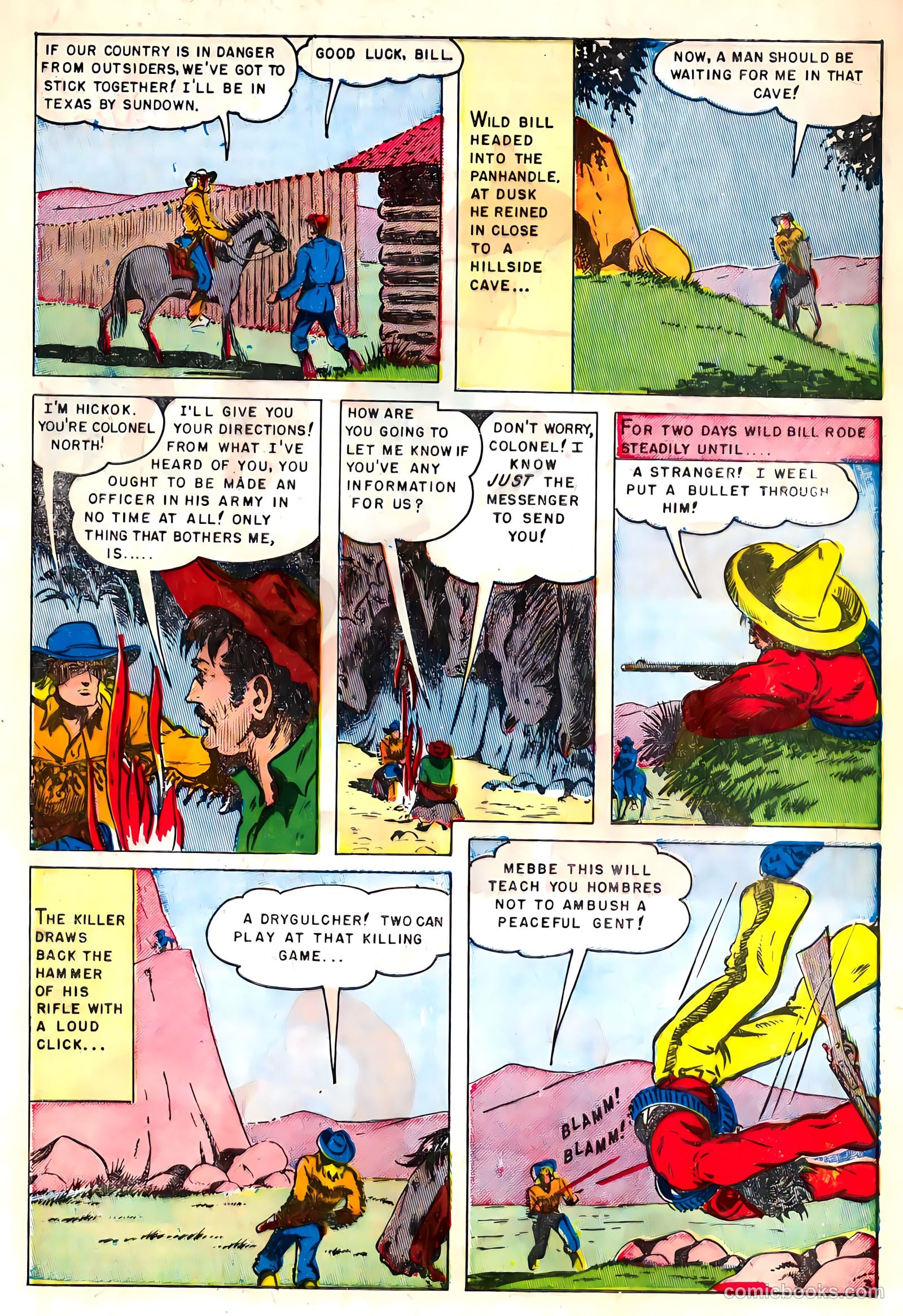 Wild Bill Hickok #12 (1952) — page 6 of 37