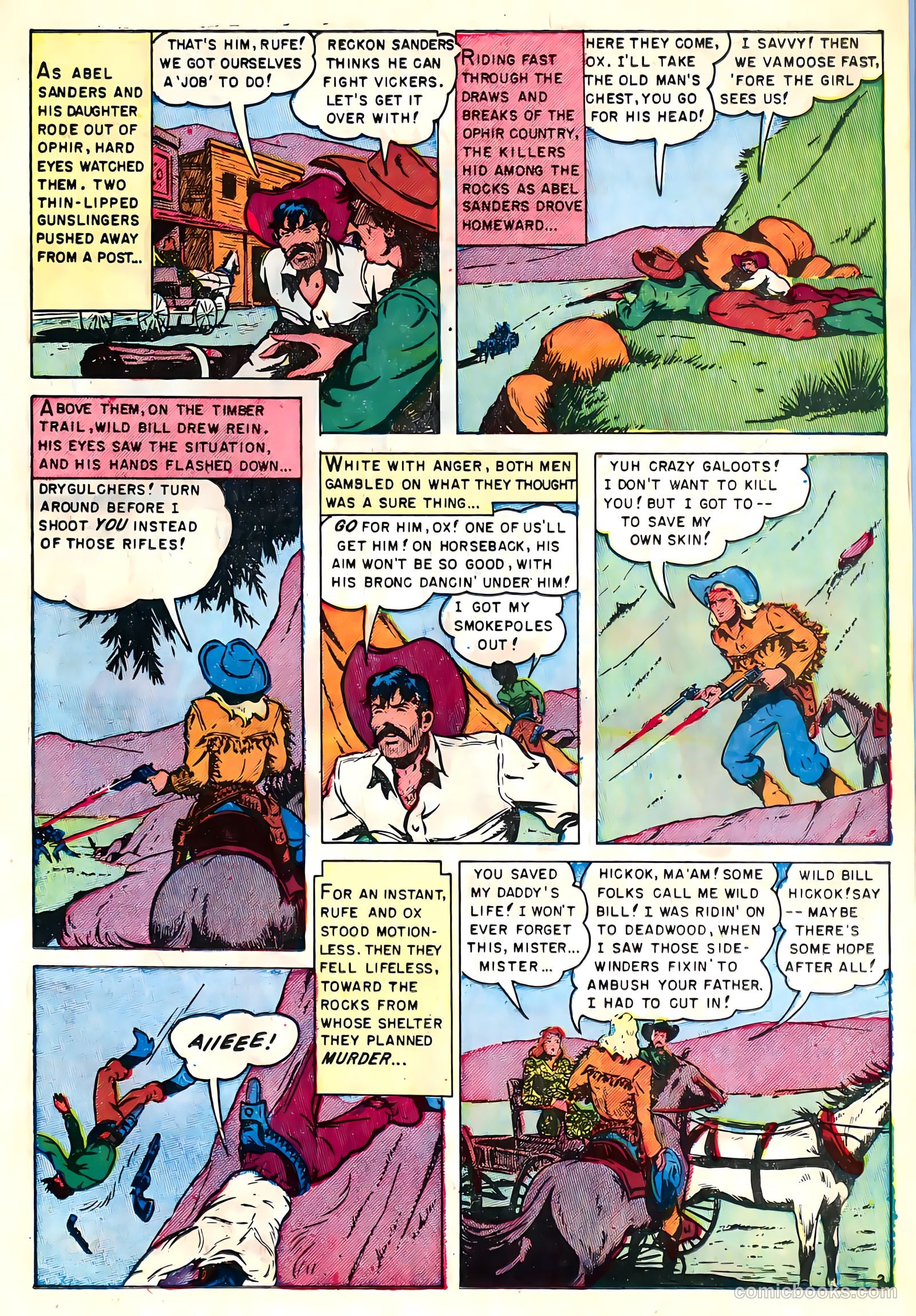 Wild Bill Hickok #12 (1952) — page 12 of 37