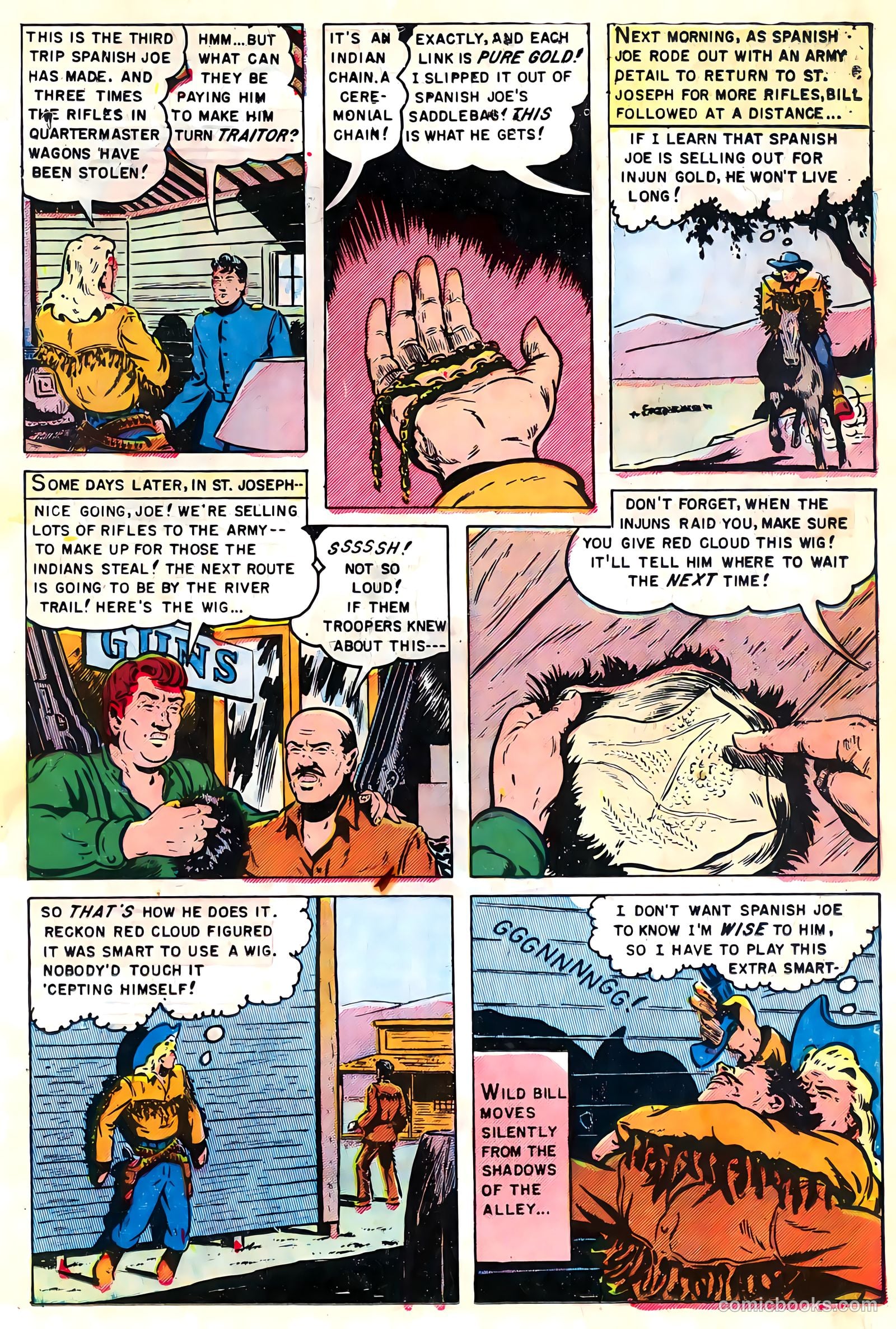 Wild Bill Hickok #12 (1952) — page 20 of 37
