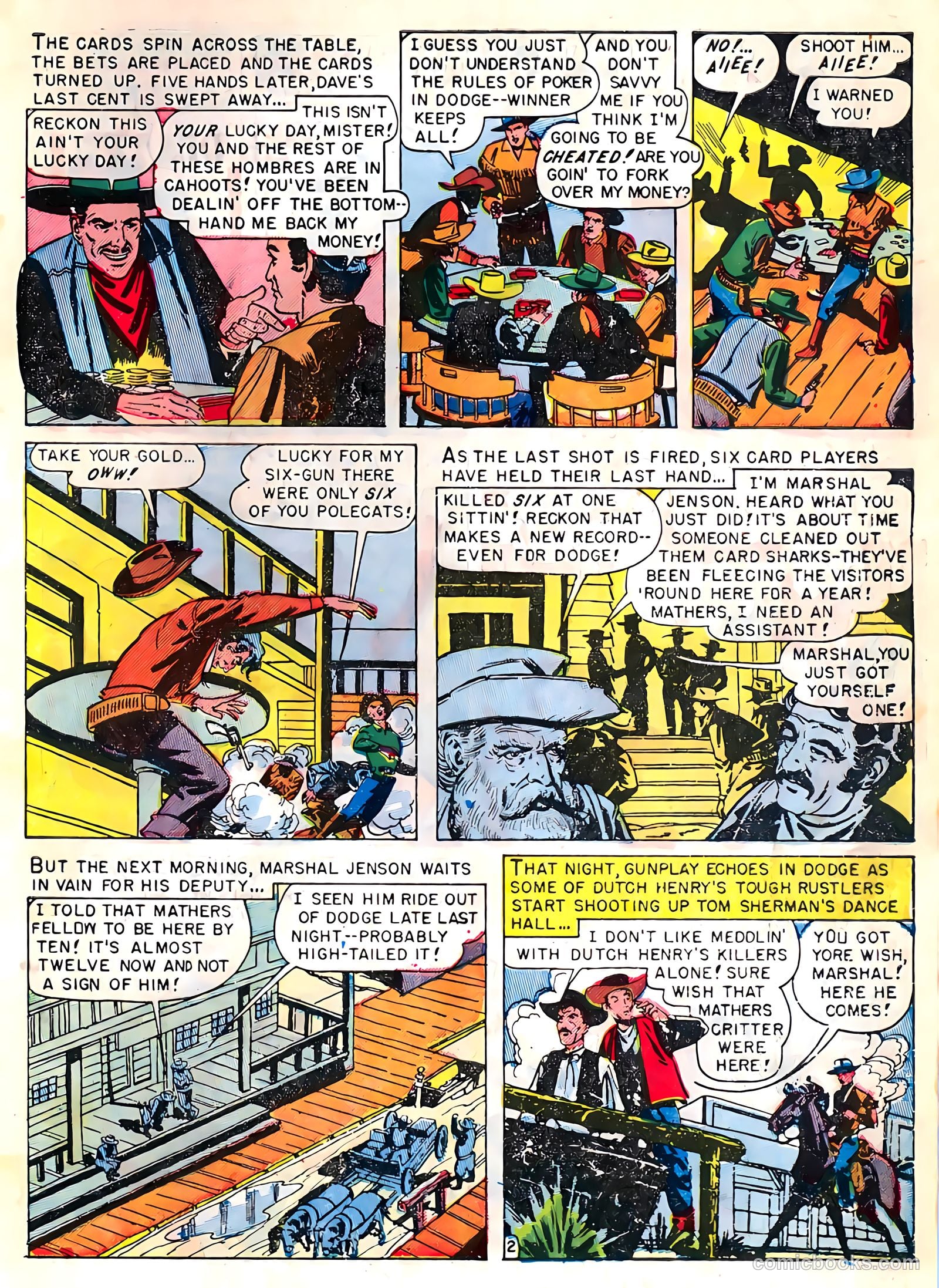Wild Bill Hickok #12 (1952) — page 28 of 37