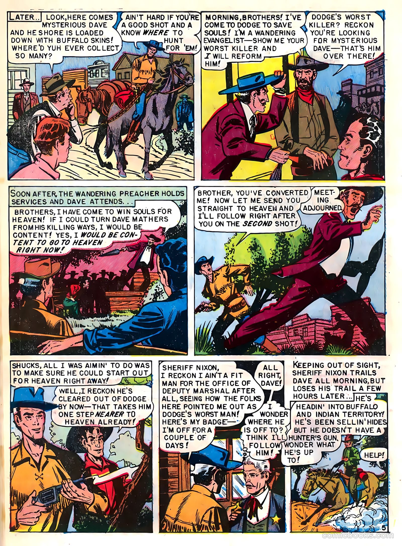 Wild Bill Hickok #12 (1952) — page 31 of 37
