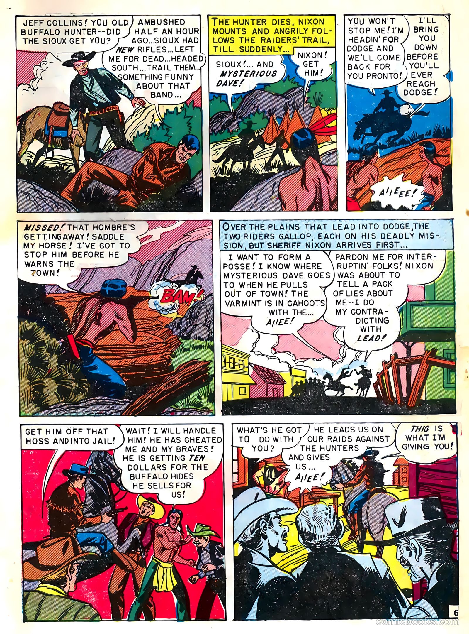 Wild Bill Hickok #12 (1952) — page 32 of 37
