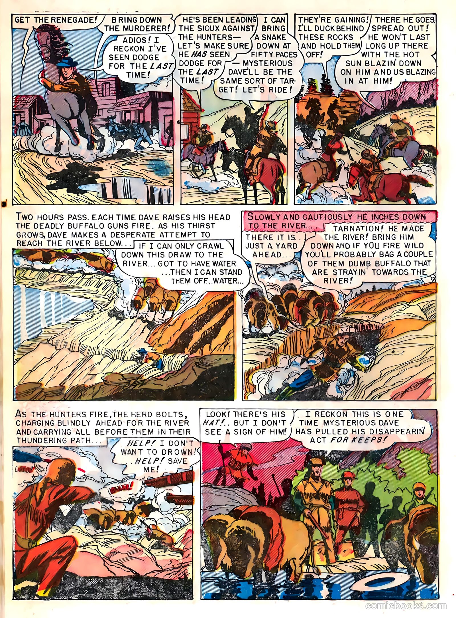 Wild Bill Hickok #12 (1952) — page 33 of 37