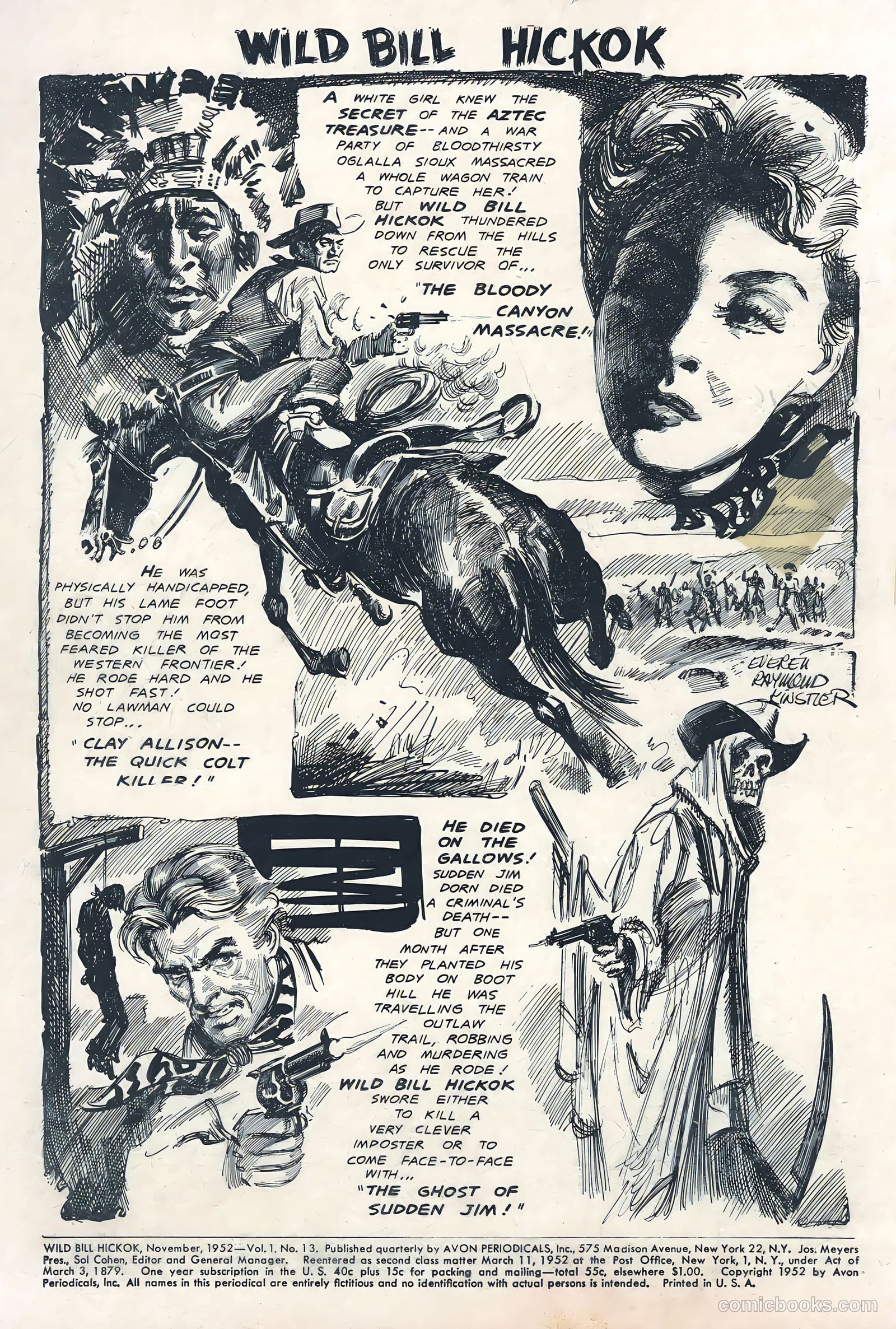Wild Bill Hickok #13 (1952) — page 2 of 36