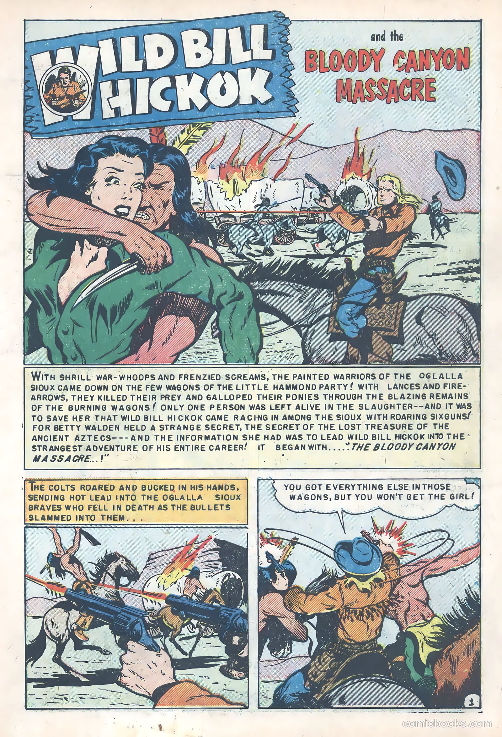 Wild Bill Hickok #13 (1952) — page 3 of 36