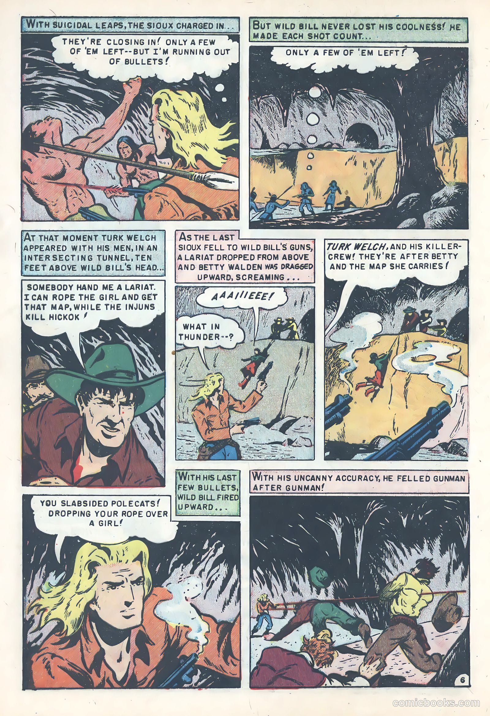 Wild Bill Hickok #13 (1952) — page 8 of 36