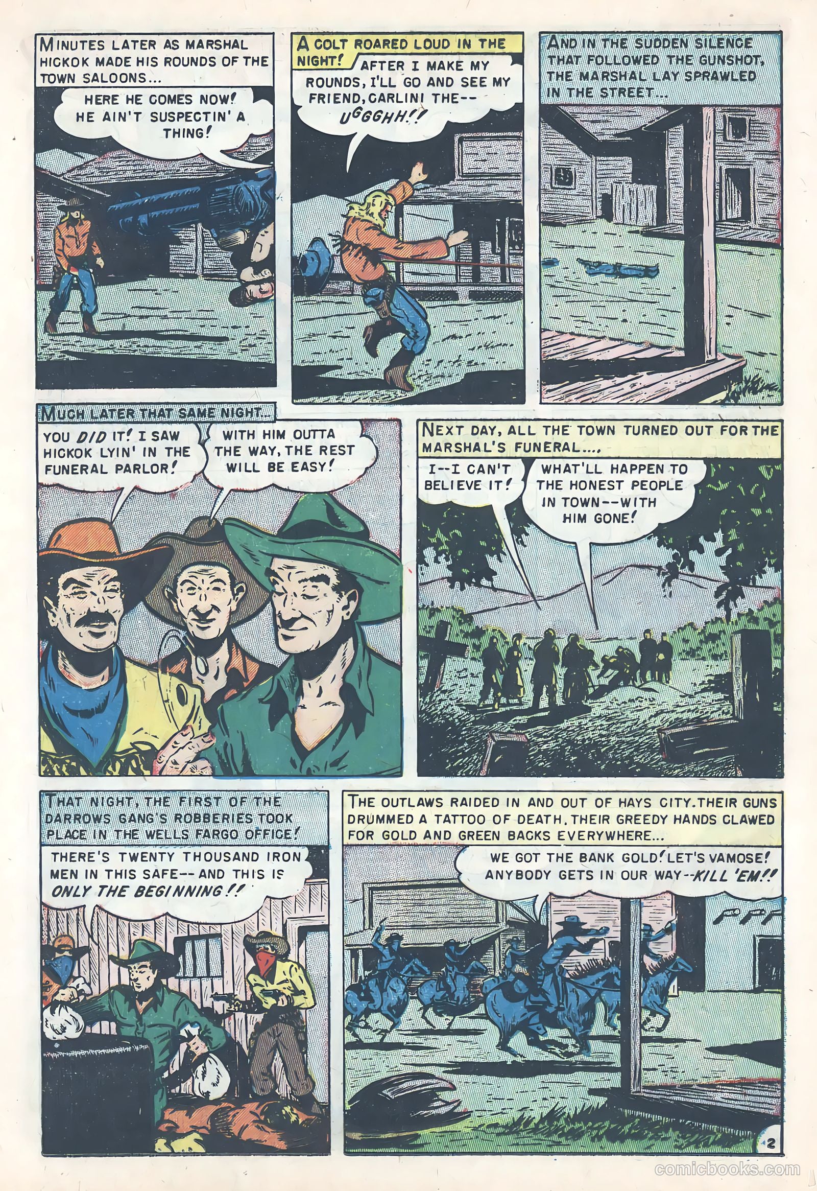 Wild Bill Hickok #13 (1952) — page 13 of 36