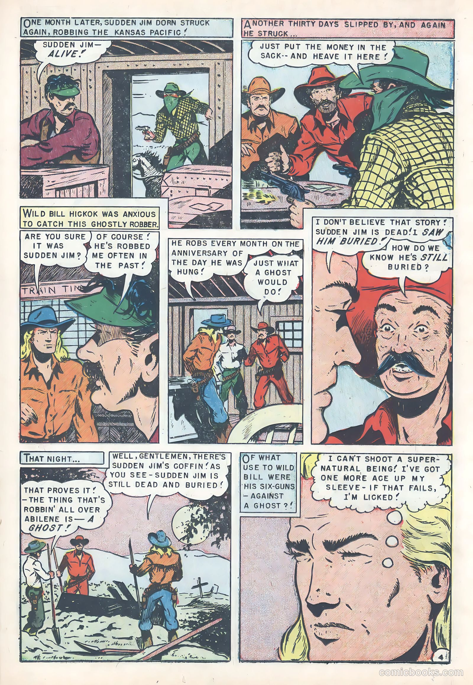 Wild Bill Hickok #13 (1952) — page 23 of 36