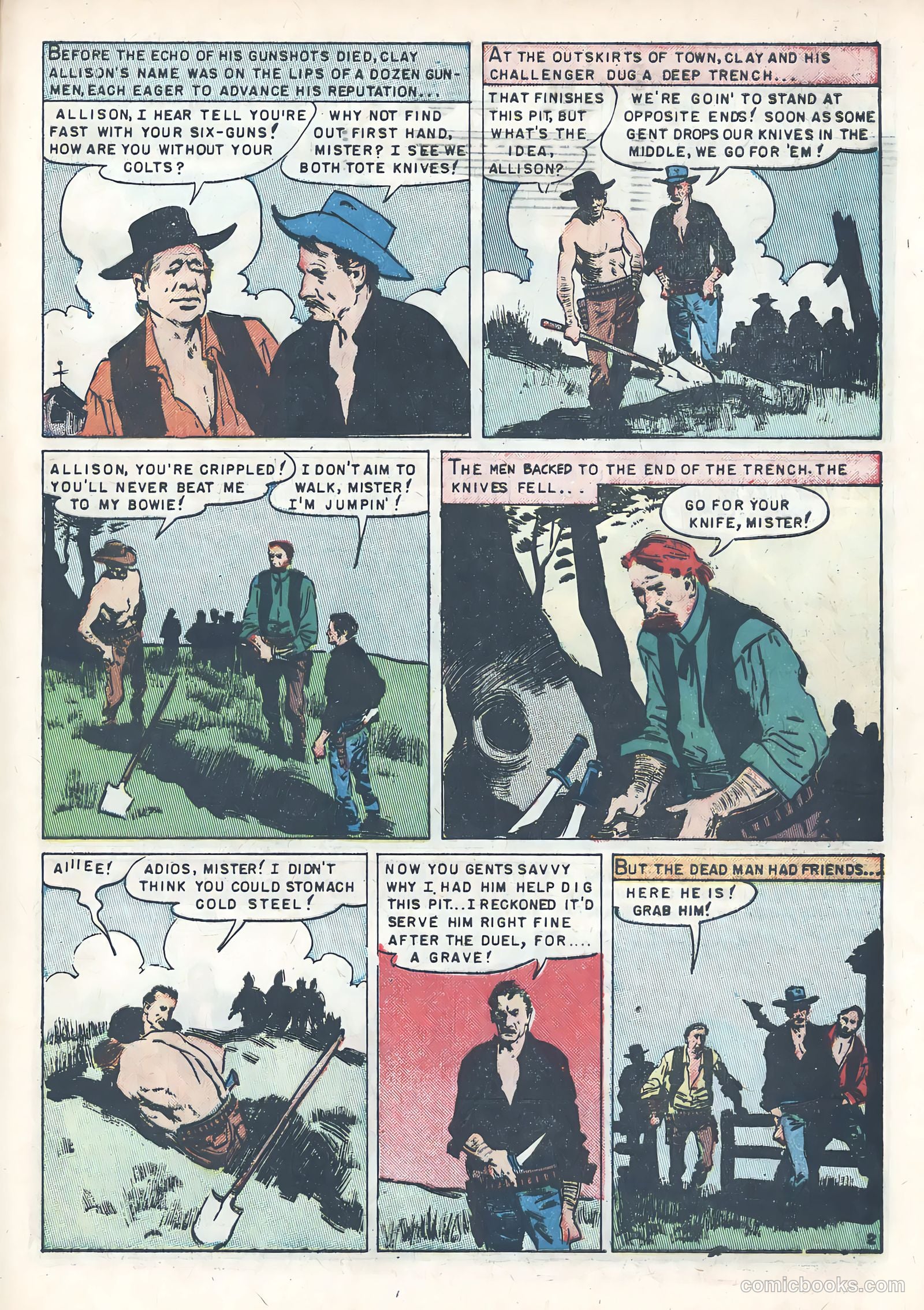 Wild Bill Hickok #13 (1952) — page 29 of 36