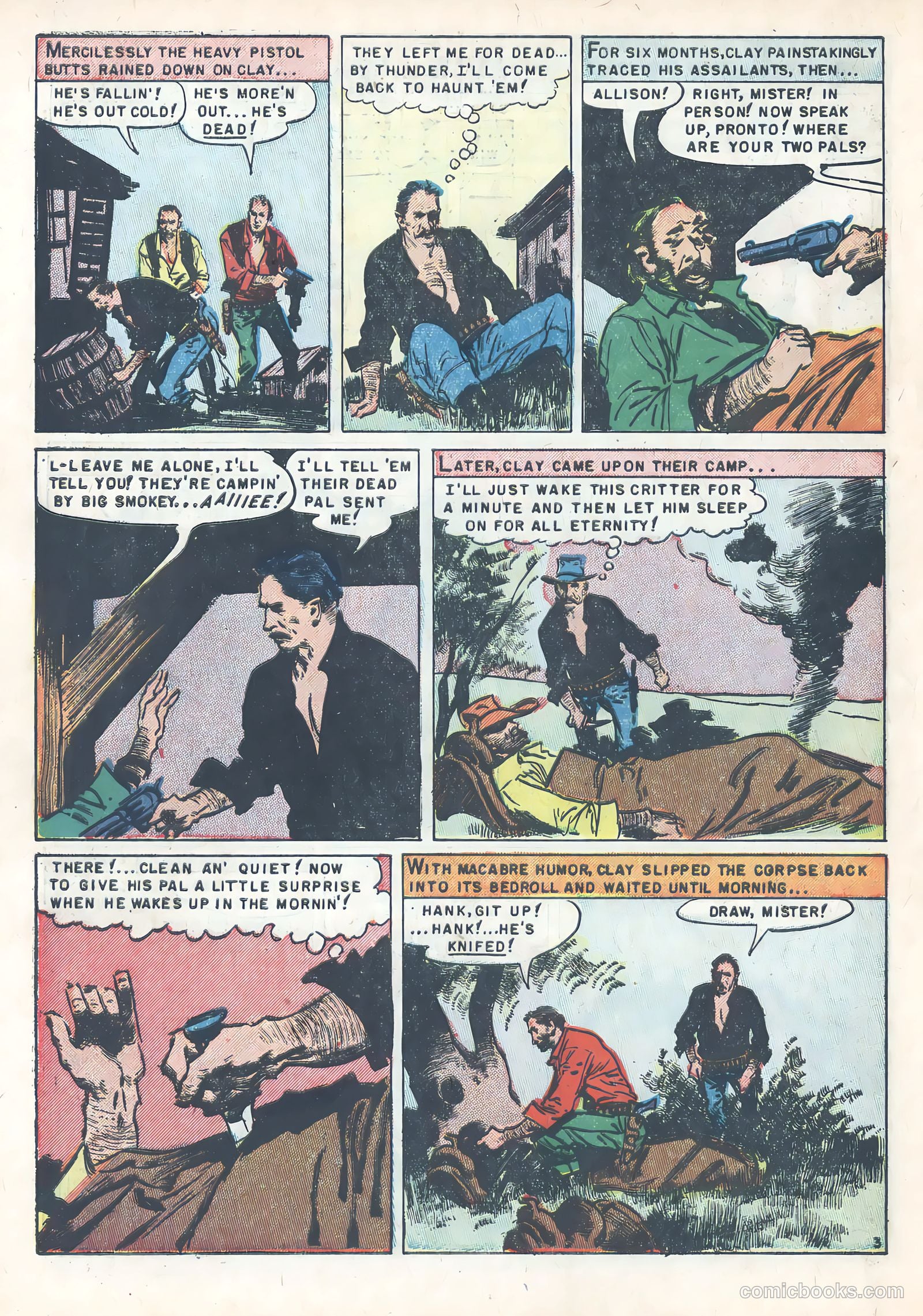 Wild Bill Hickok #13 (1952) — page 30 of 36