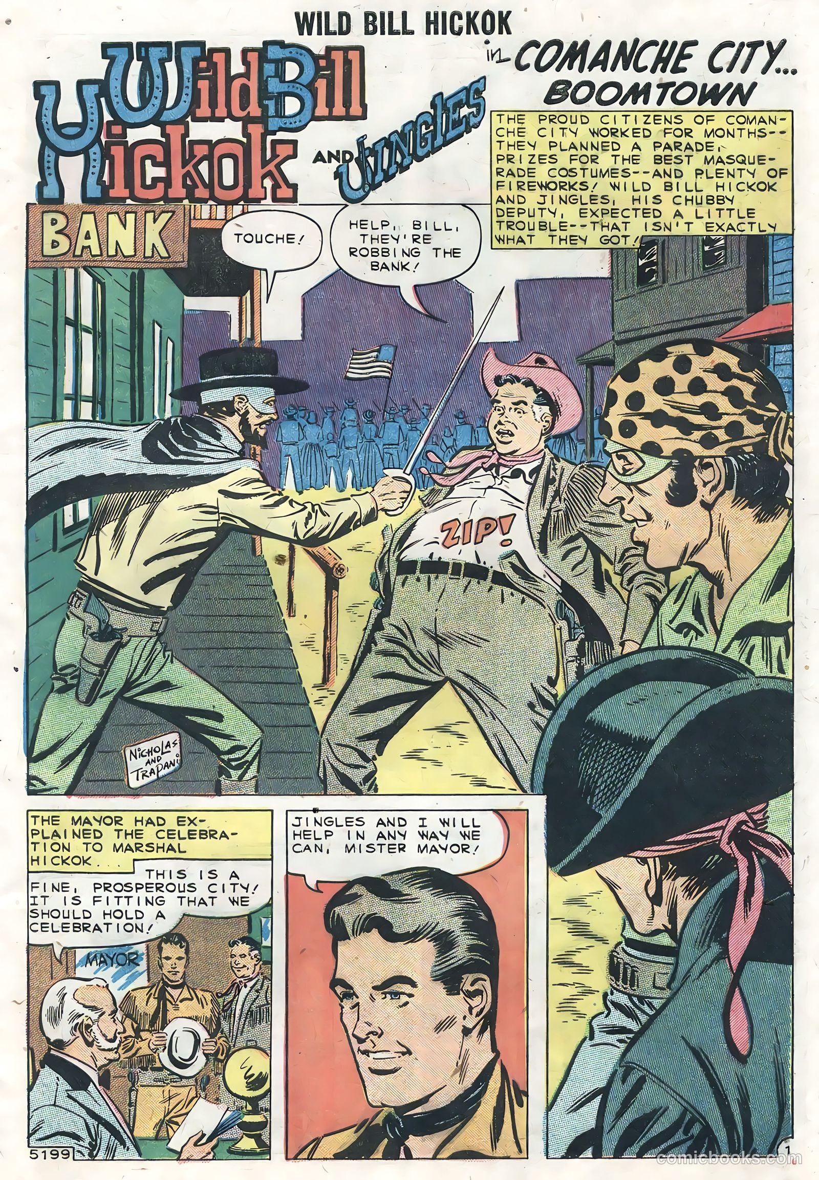 Wild Bill Hickok #3 (1959) — page 9 of 36