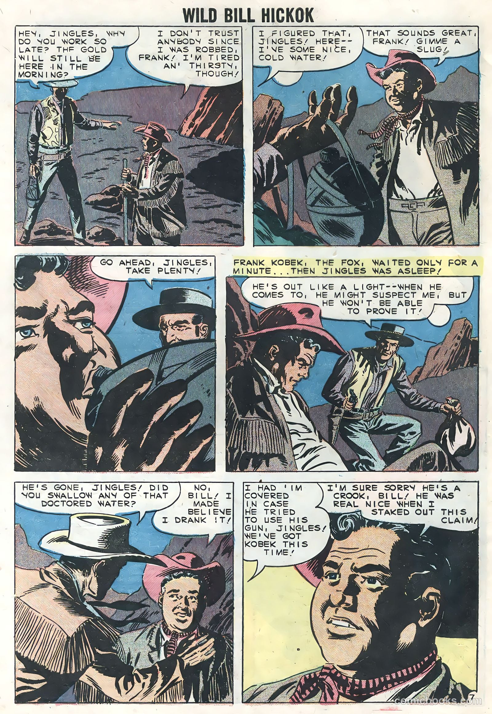 Wild Bill Hickok #3 (1959) — page 32 of 36