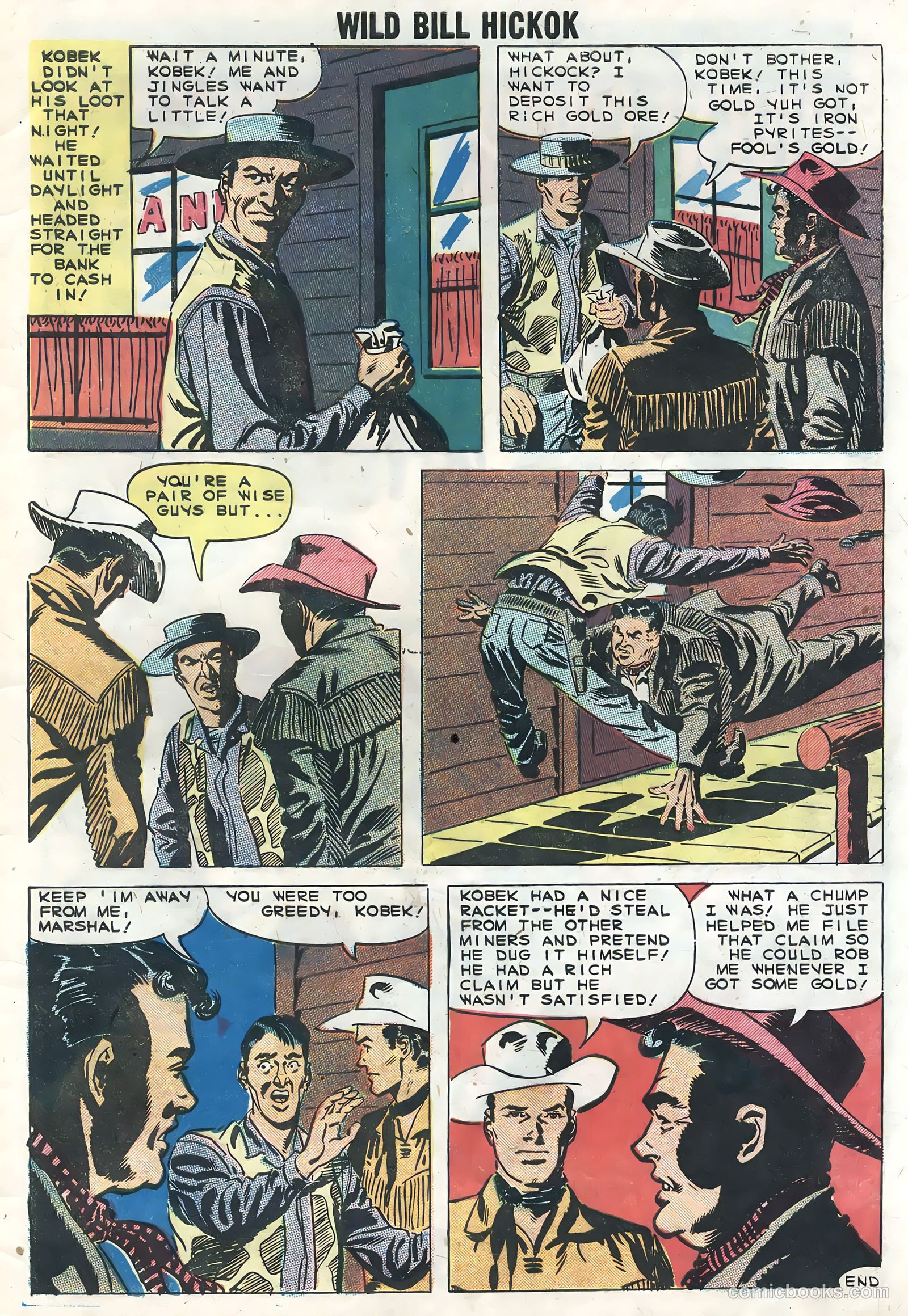 Wild Bill Hickok #3 (1959) — page 33 of 36