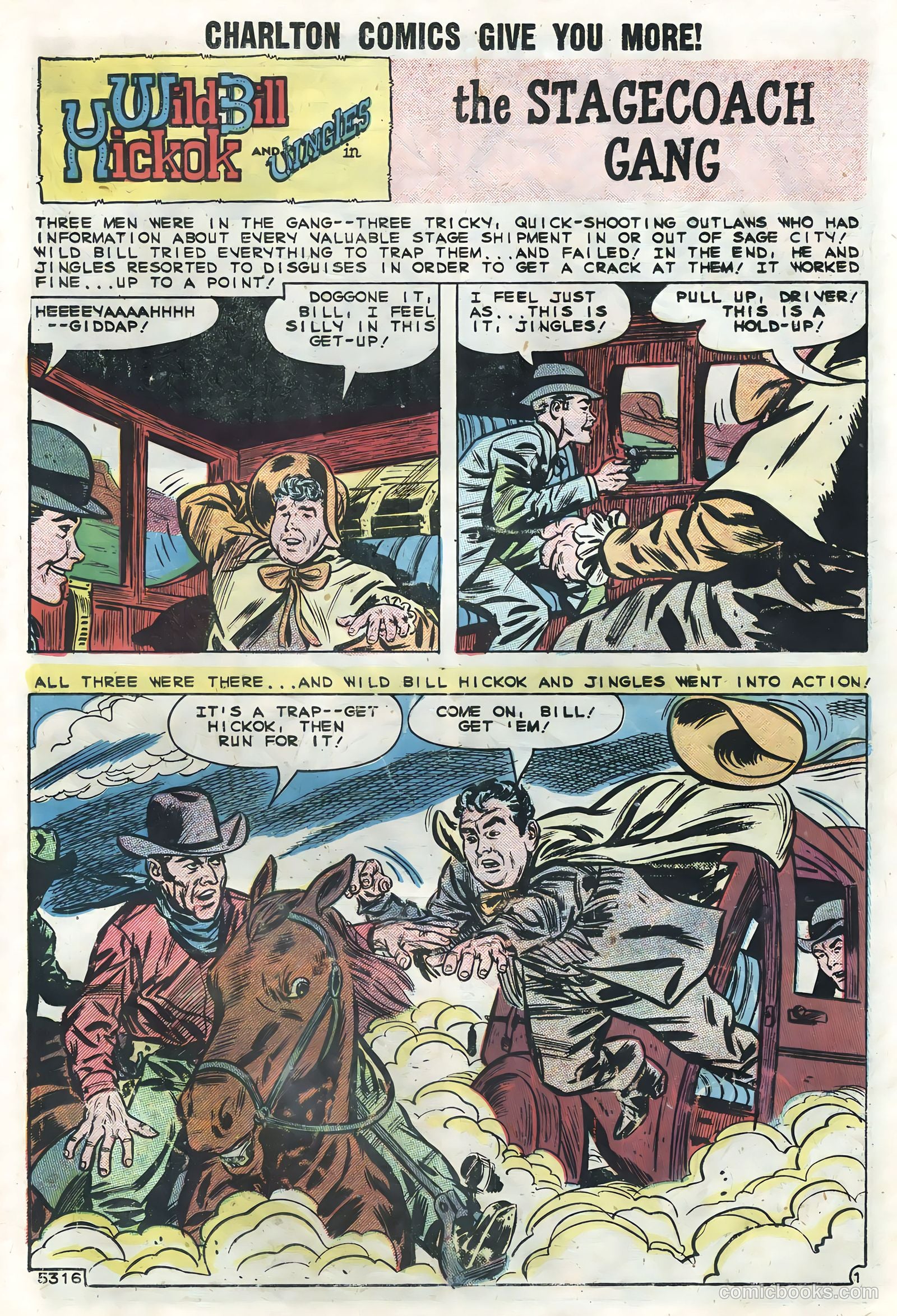 Wild Bill Hickok and Jingles #75 (1959) — page 23 of 36