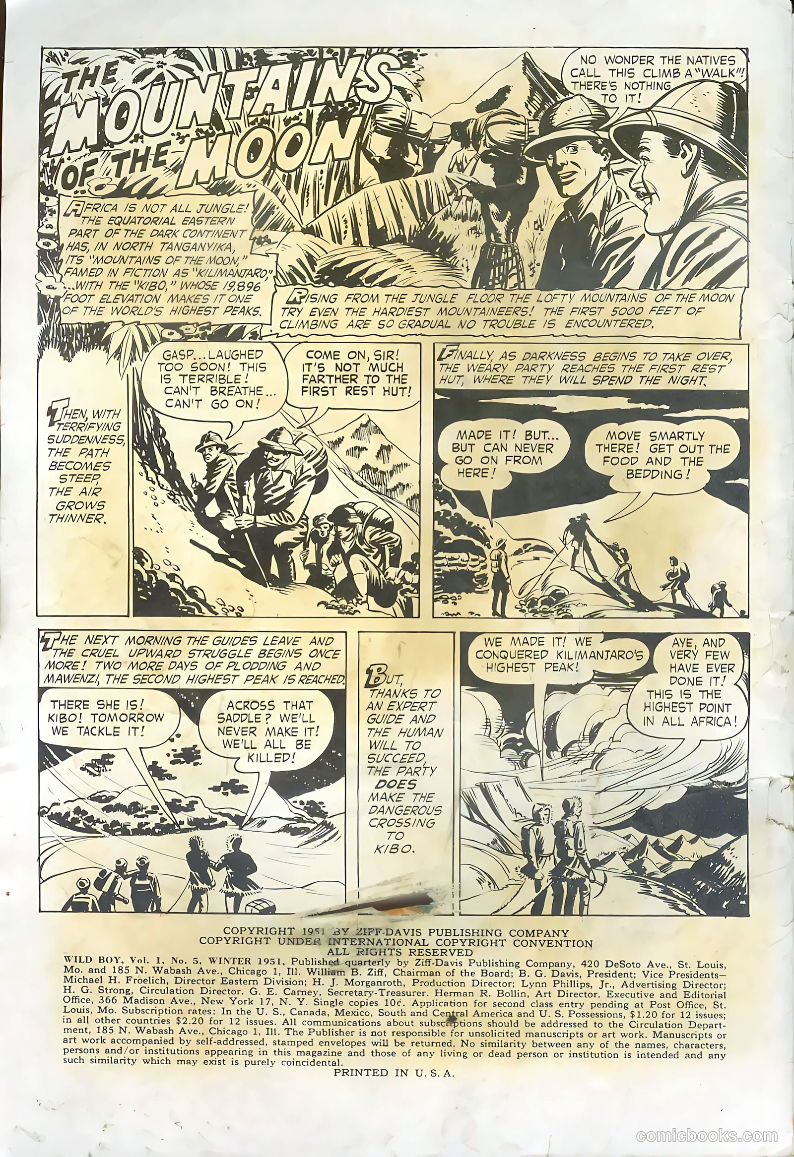 Wild Boy #5 (1951) — page 2