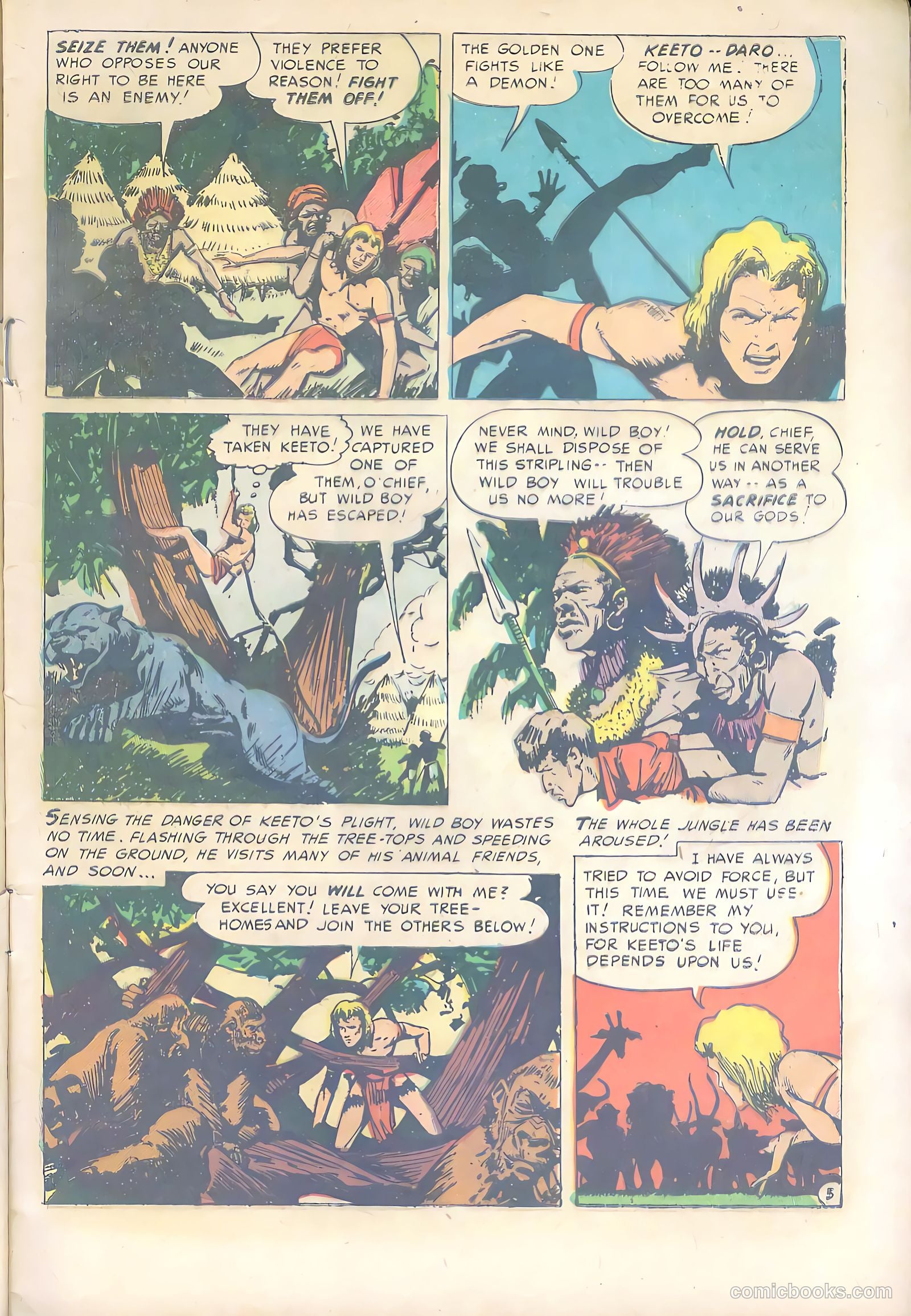Wild Boy #5 (1951) — page 7