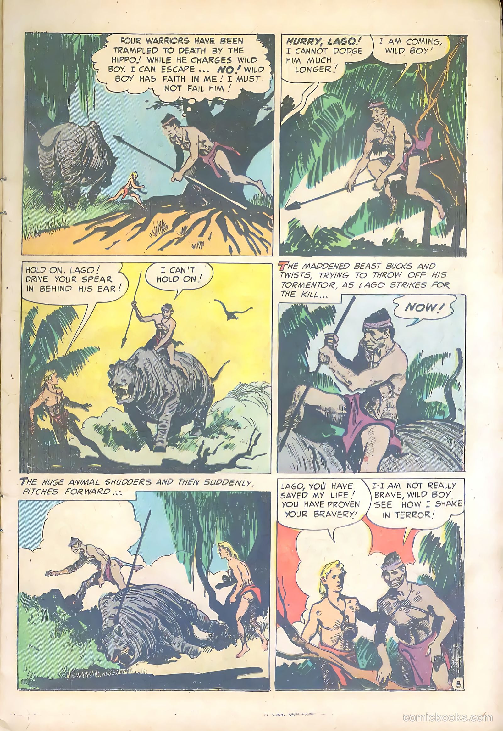 Wild Boy #5 (1951) — page 13