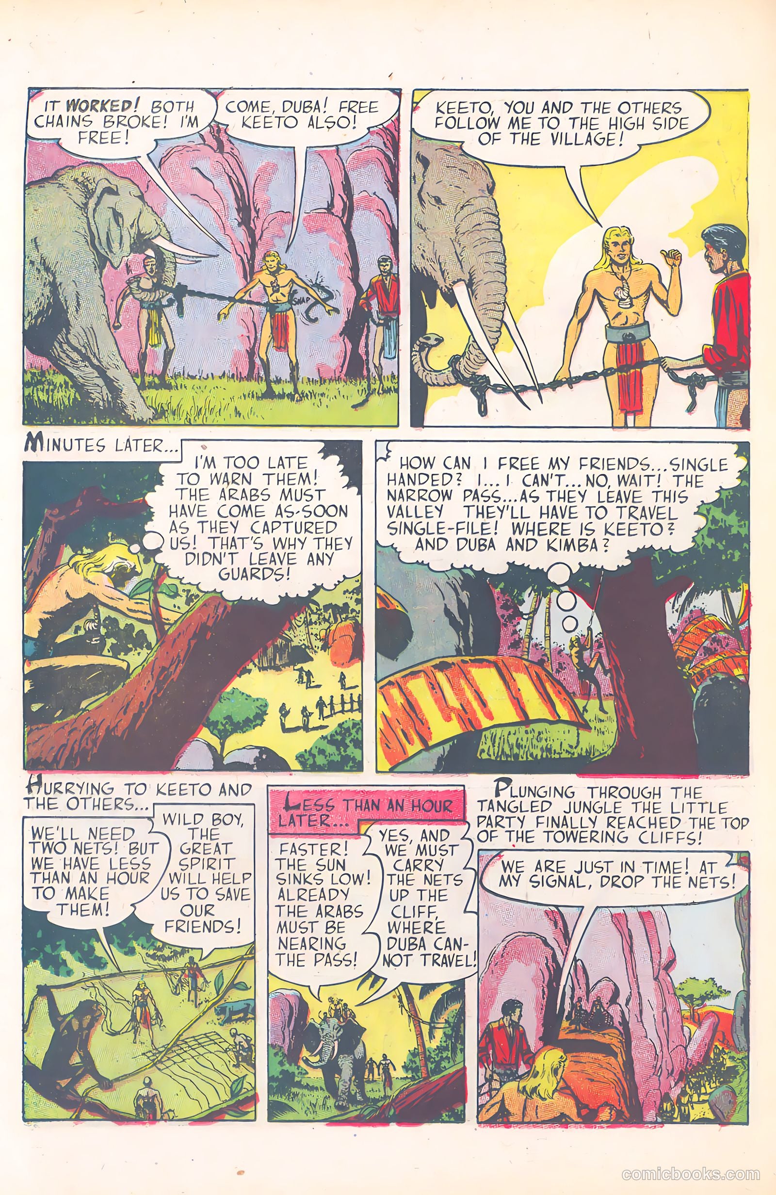 Wild Boy of the Congo #15 (1955) — page 22 of 37