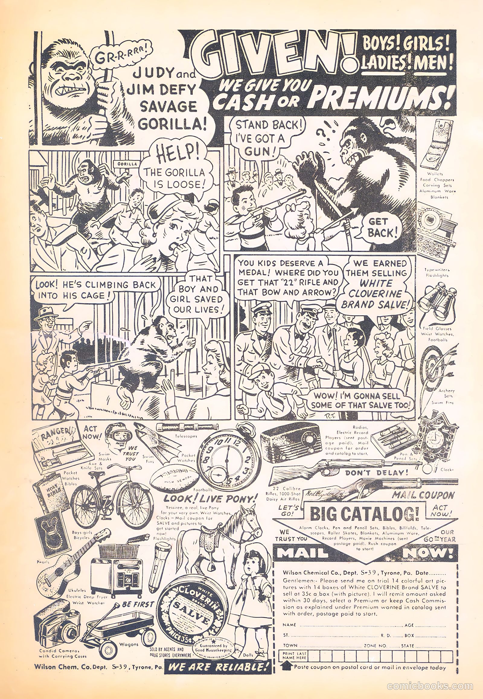 Wild Boy of the Congo #15 (1955) — page 35 of 37