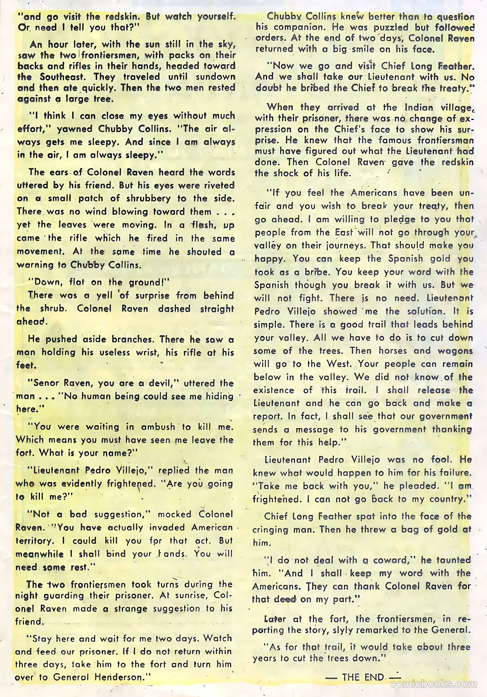 Wild Frontier #2 (1955) — page 21 of 36