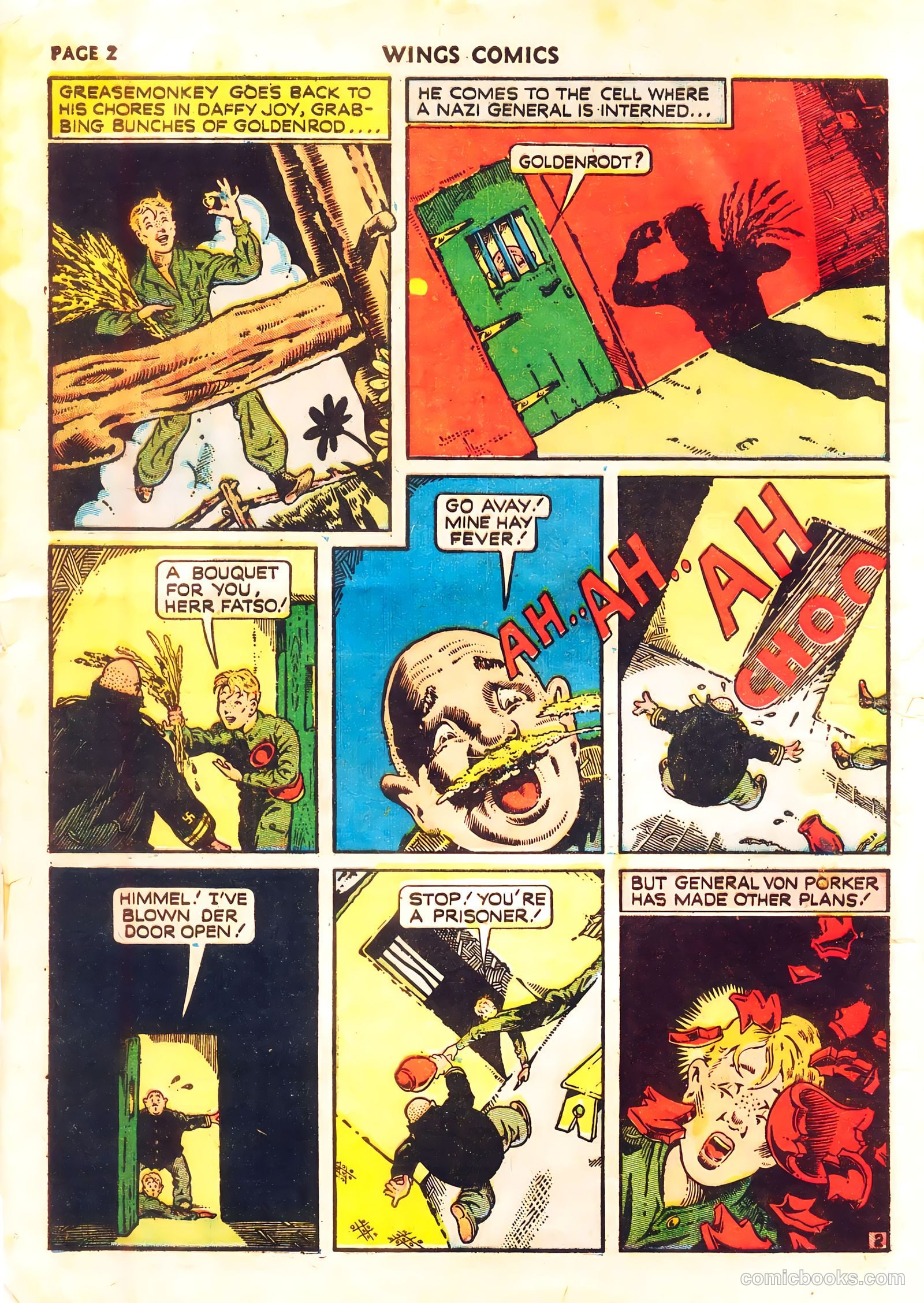 Wings Comics #11 (1941, Fiction House) — page 4 of 68