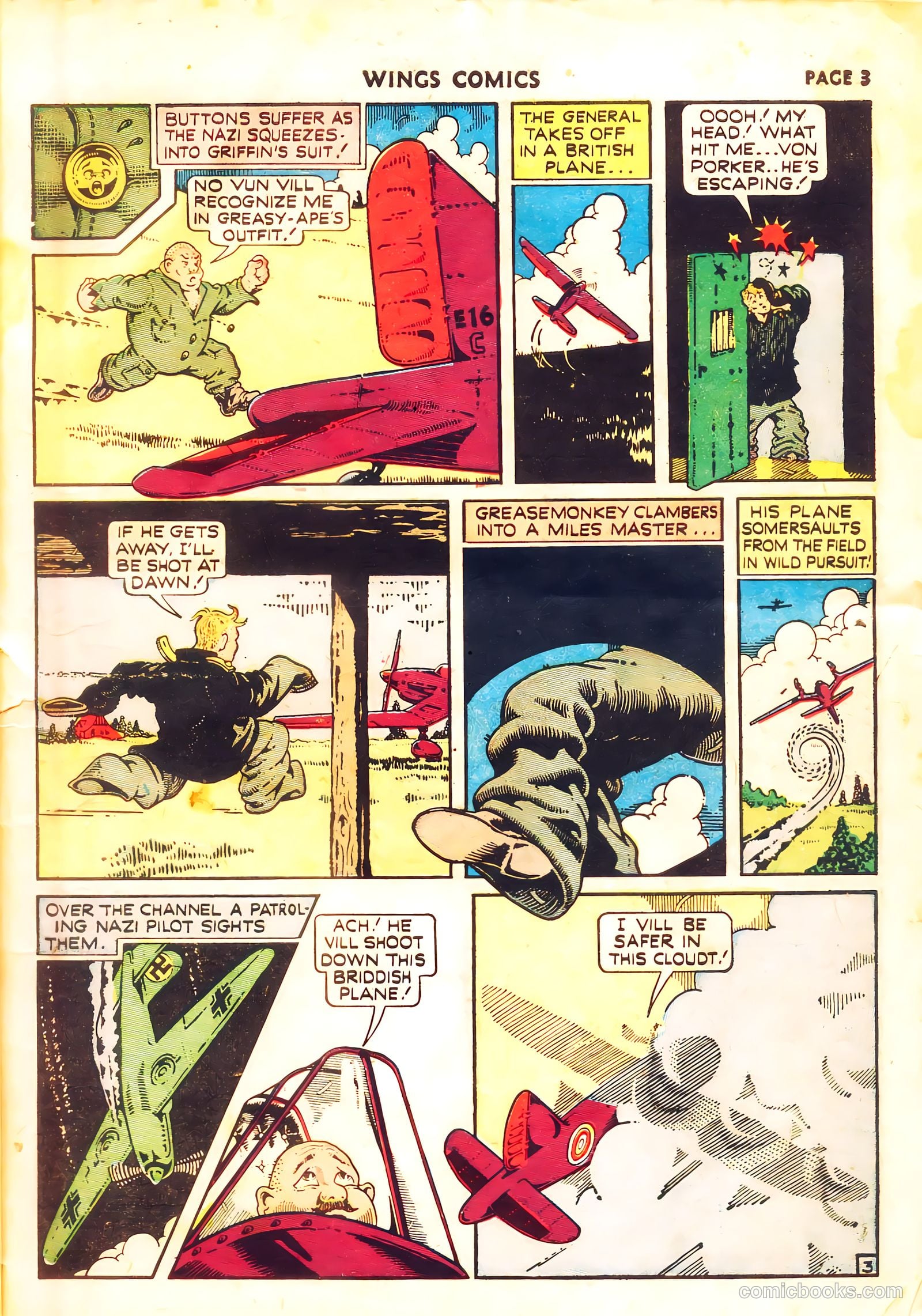 Wings Comics #11 (1941, Fiction House) — page 5 of 68