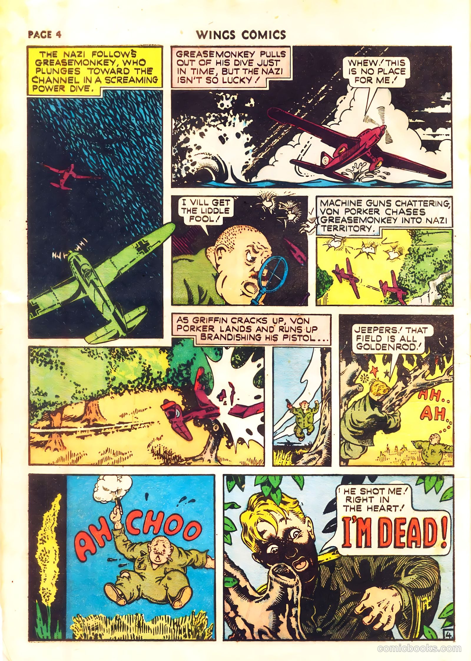 Wings Comics #11 (1941, Fiction House) — page 6 of 68