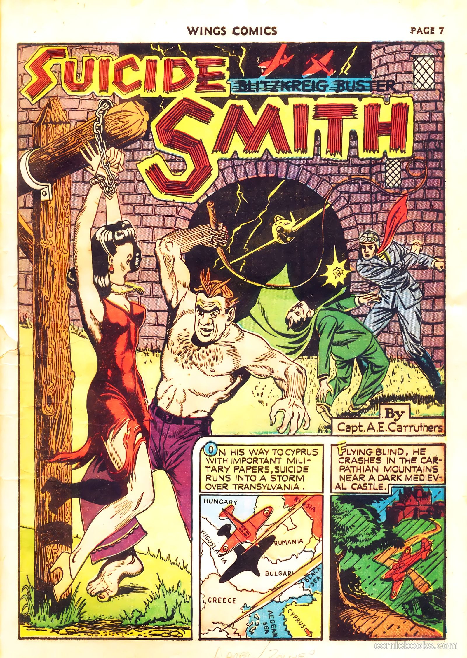 Wings Comics #11 (1941, Fiction House) — page 9 of 68