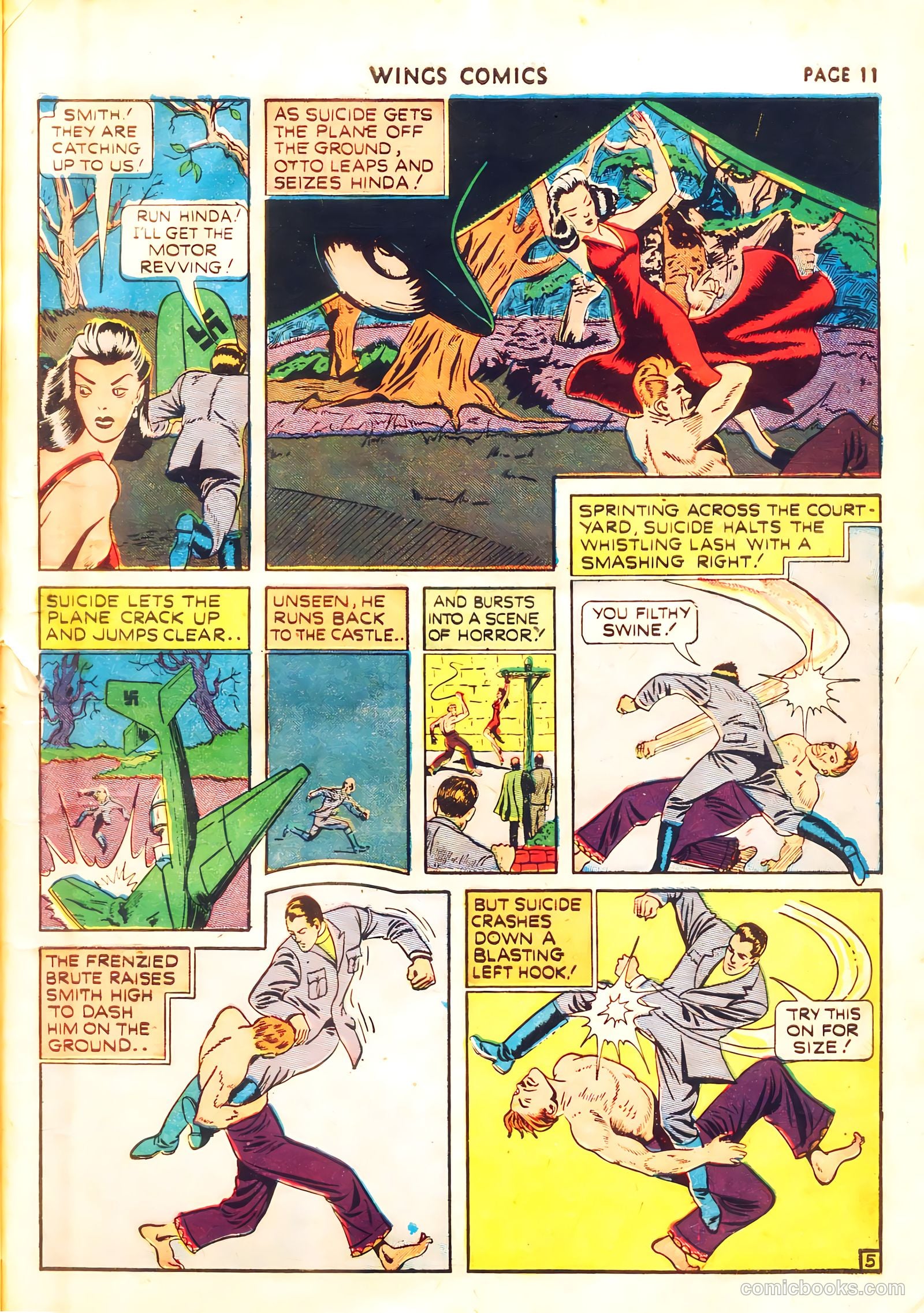 Wings Comics #11 (1941, Fiction House) — page 13 of 68