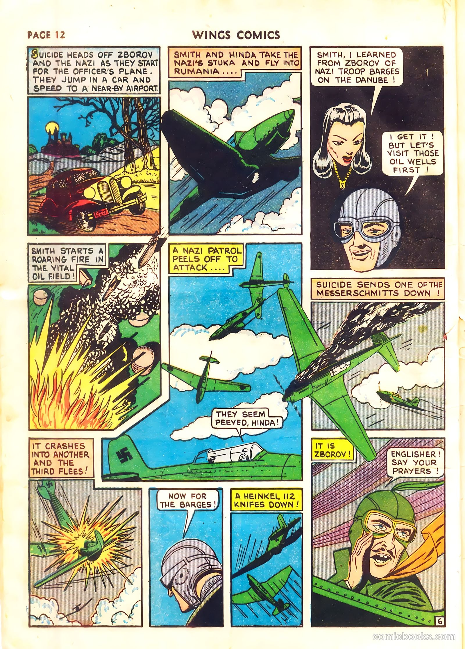 Wings Comics #11 (1941, Fiction House) — page 14 of 68